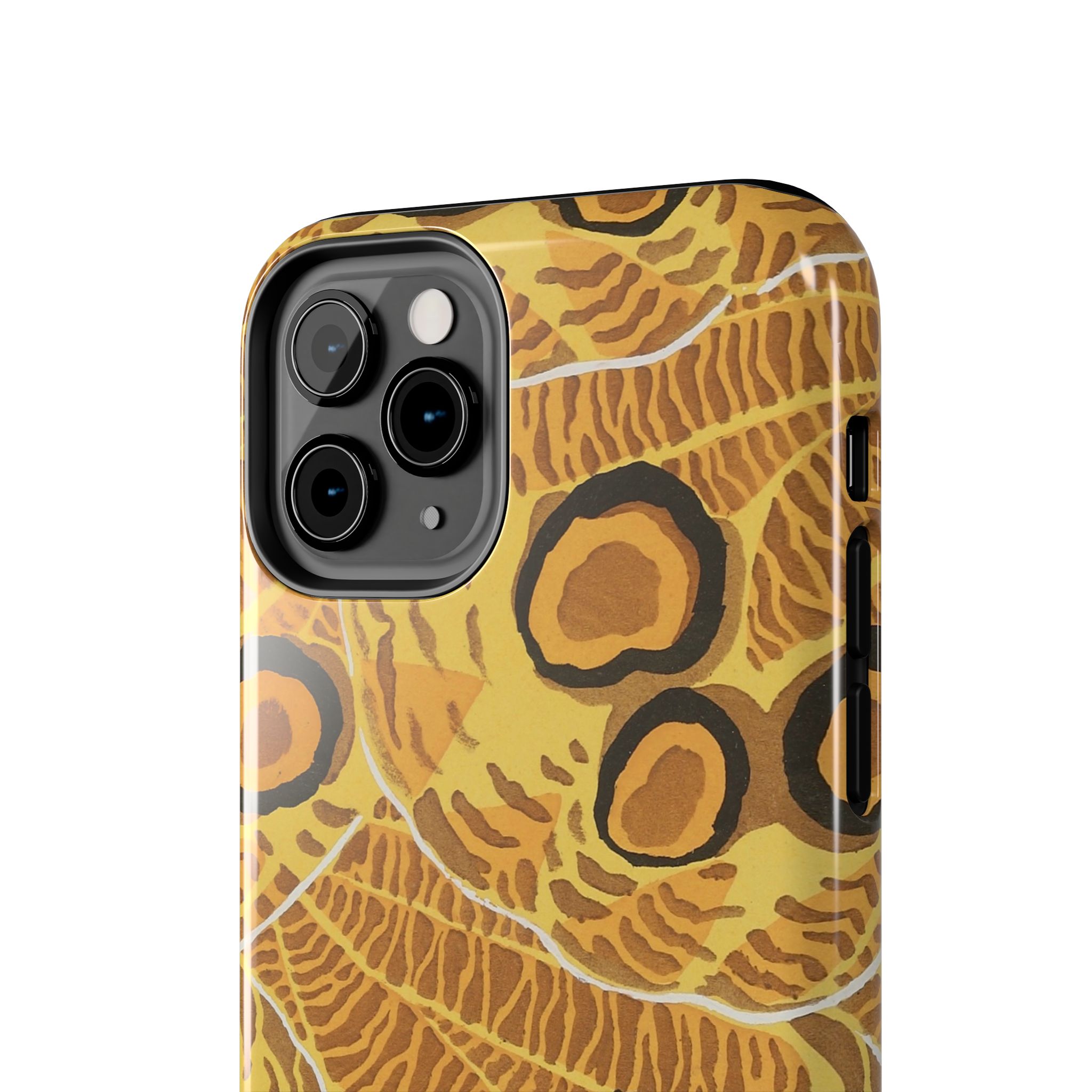 Abstract Spider Web Phone Case - Brown - Image 8