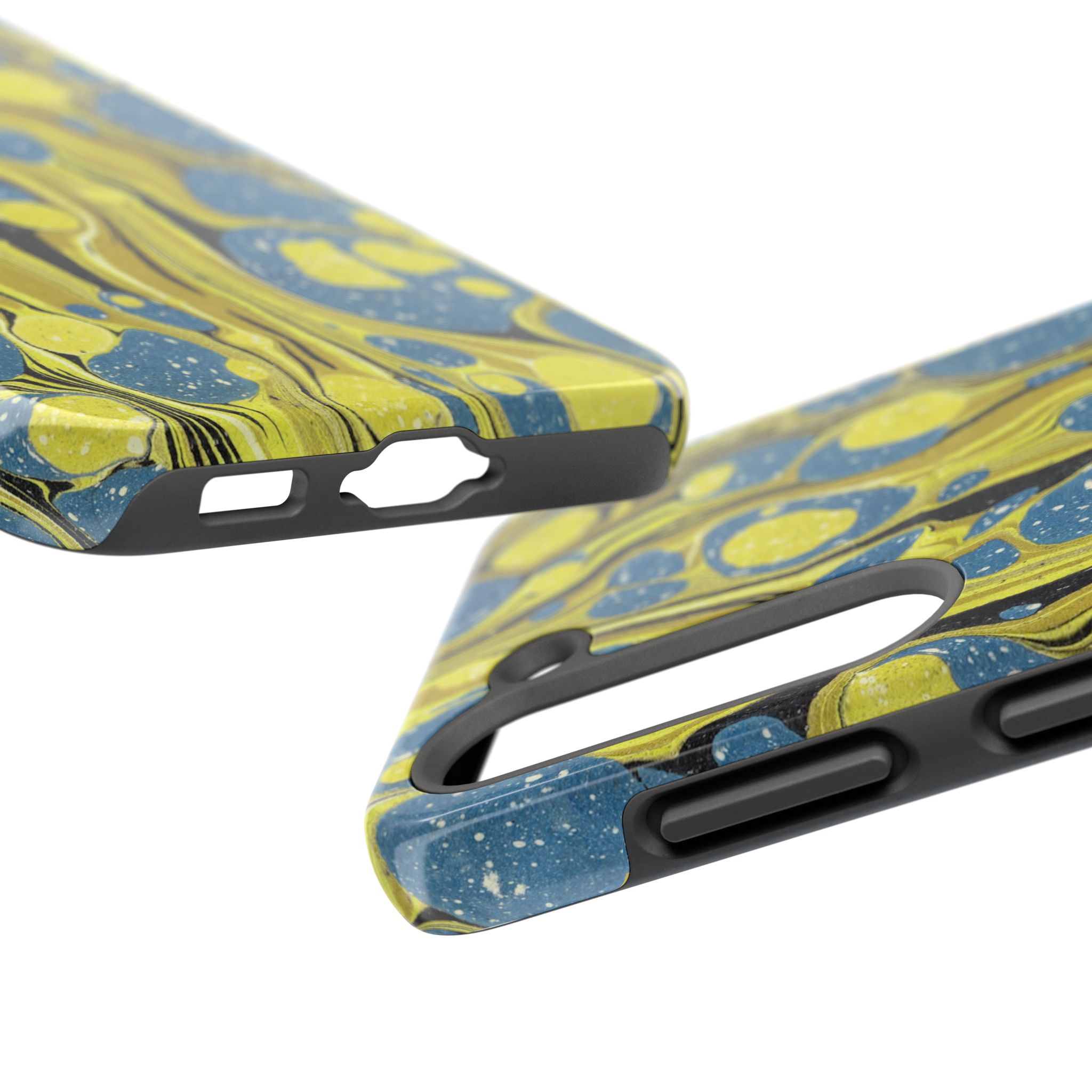 Marbled Phone Case - Citrine and Blue - Image 87