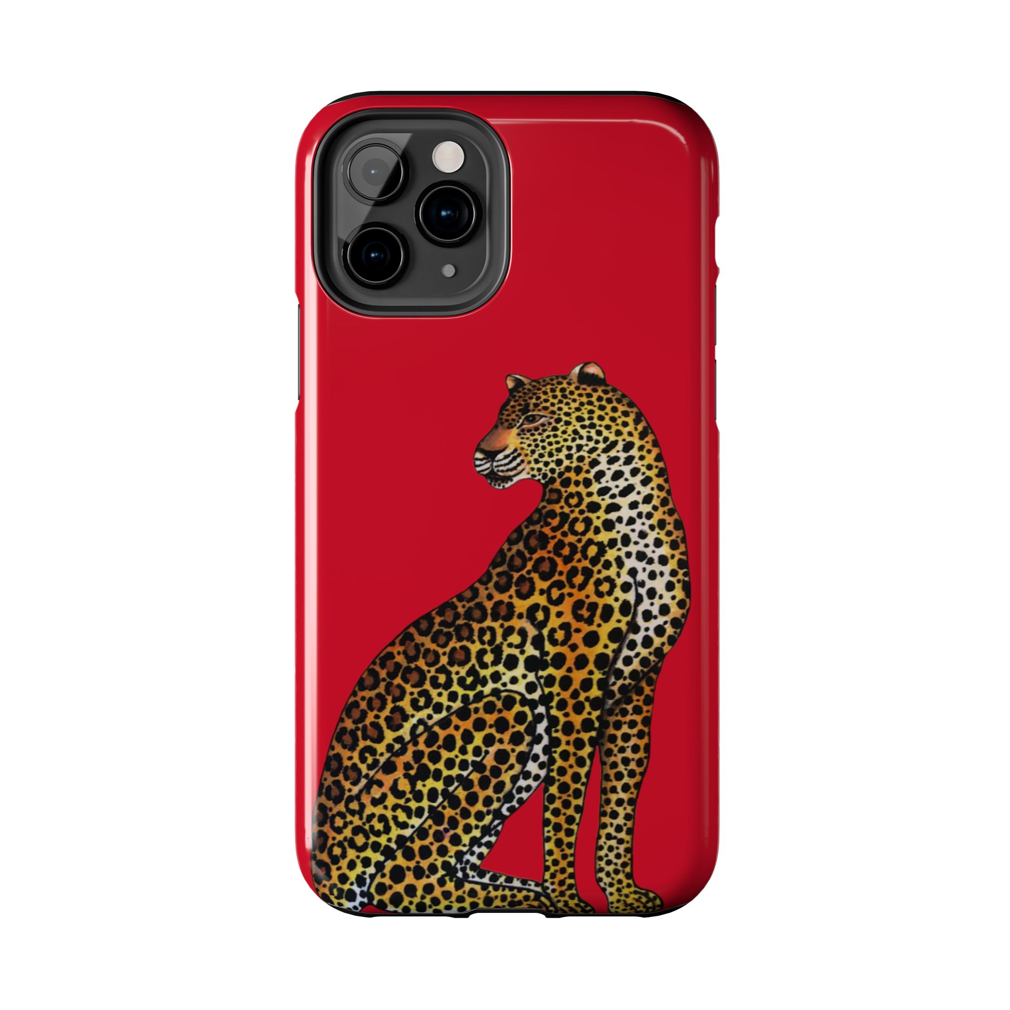 Leopard Phone Case - Red - Image 6