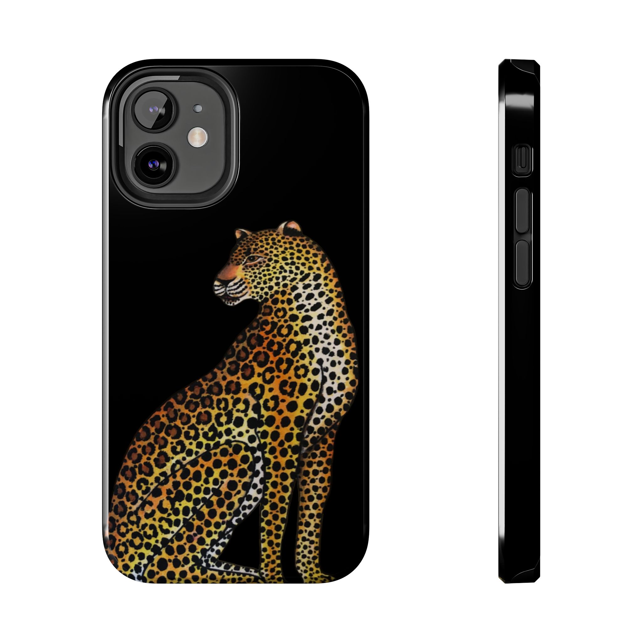Leopard Phone Case - Black - Image 17