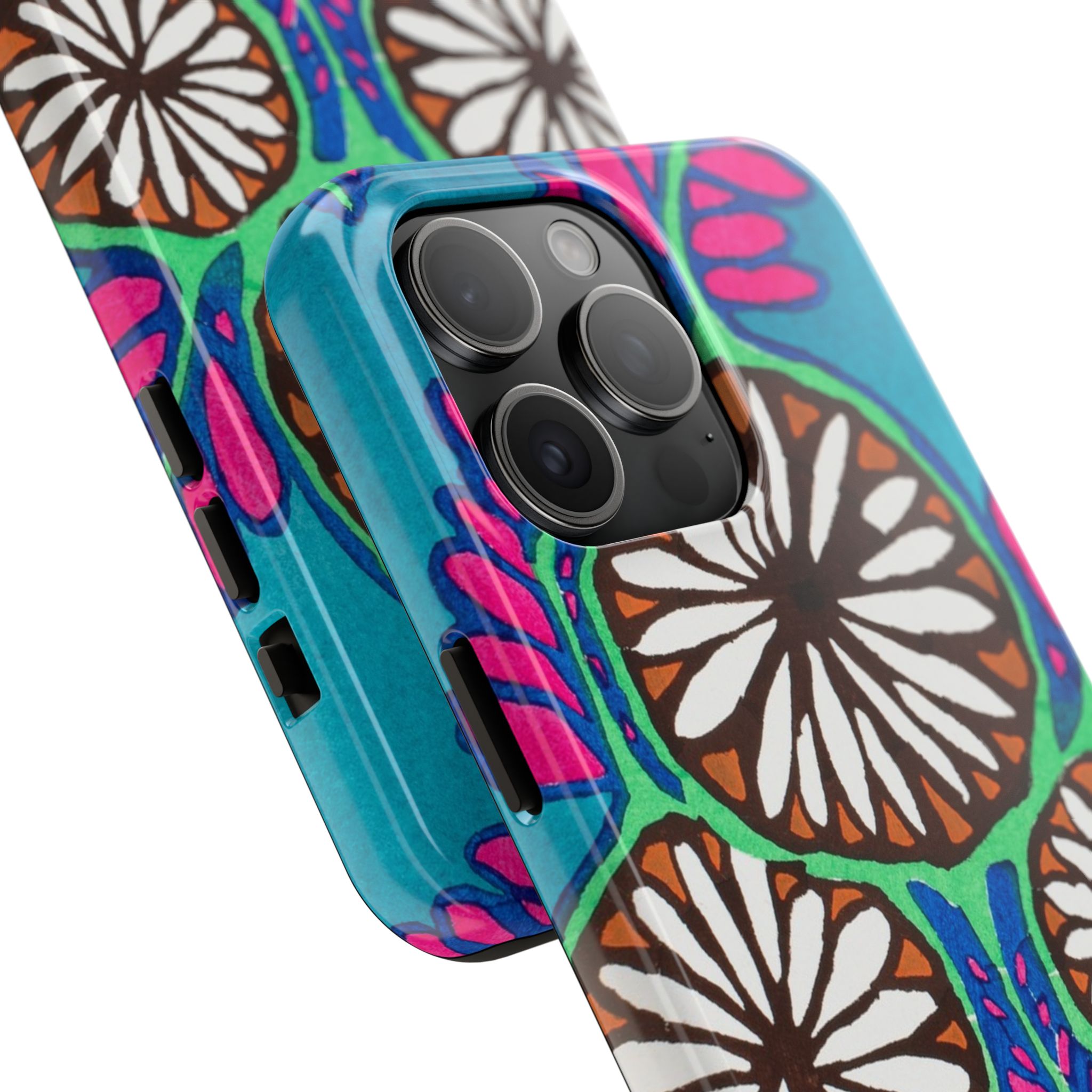 3 Abstract Flowers Phone Case - Image 66