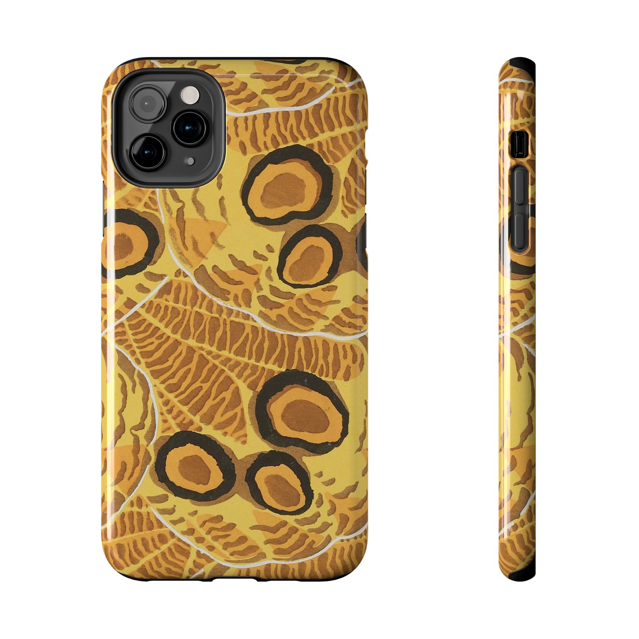 Abstract Spider Web Phone Case - Brown - Image 9