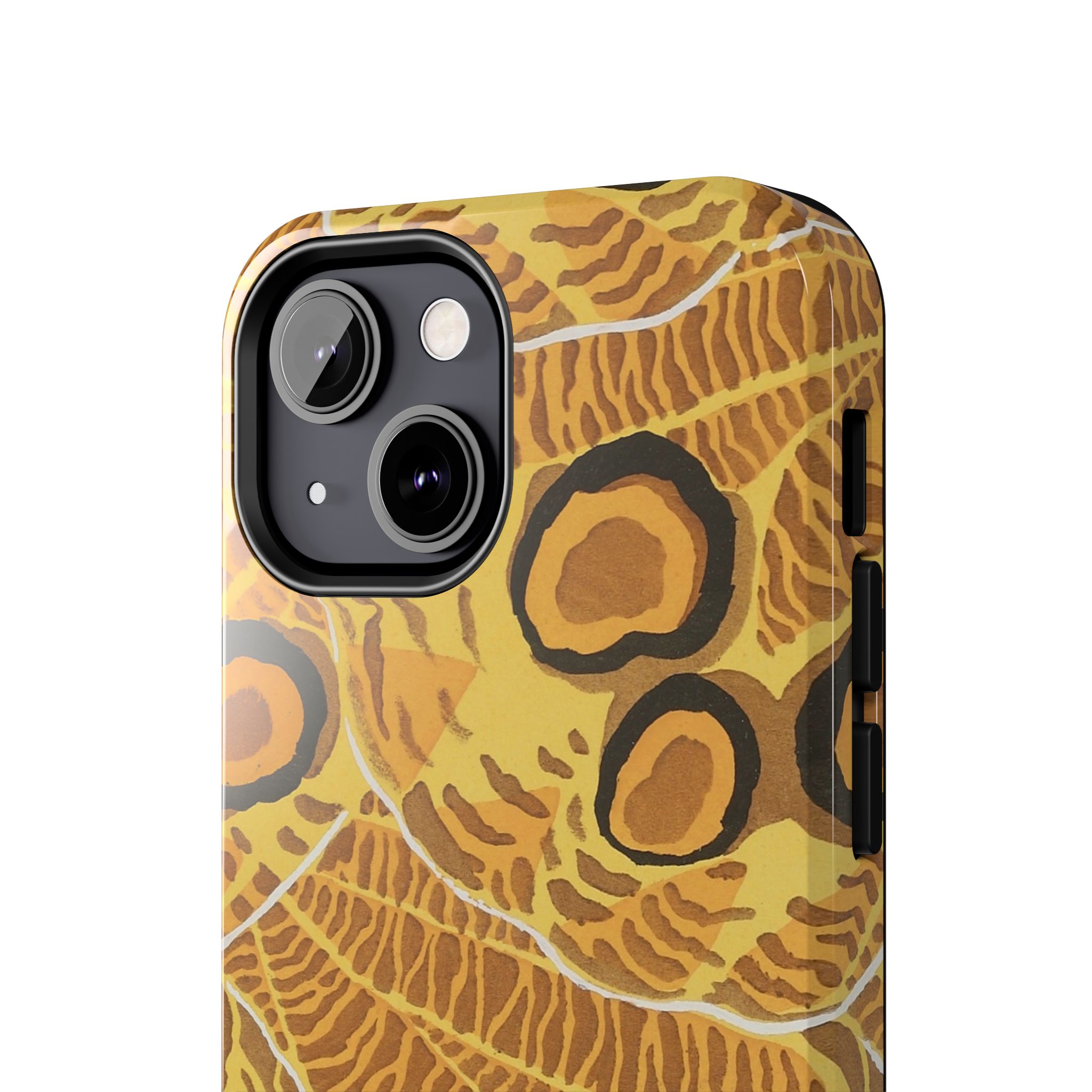 Abstract Spider Web Phone Case - Brown - Image 36