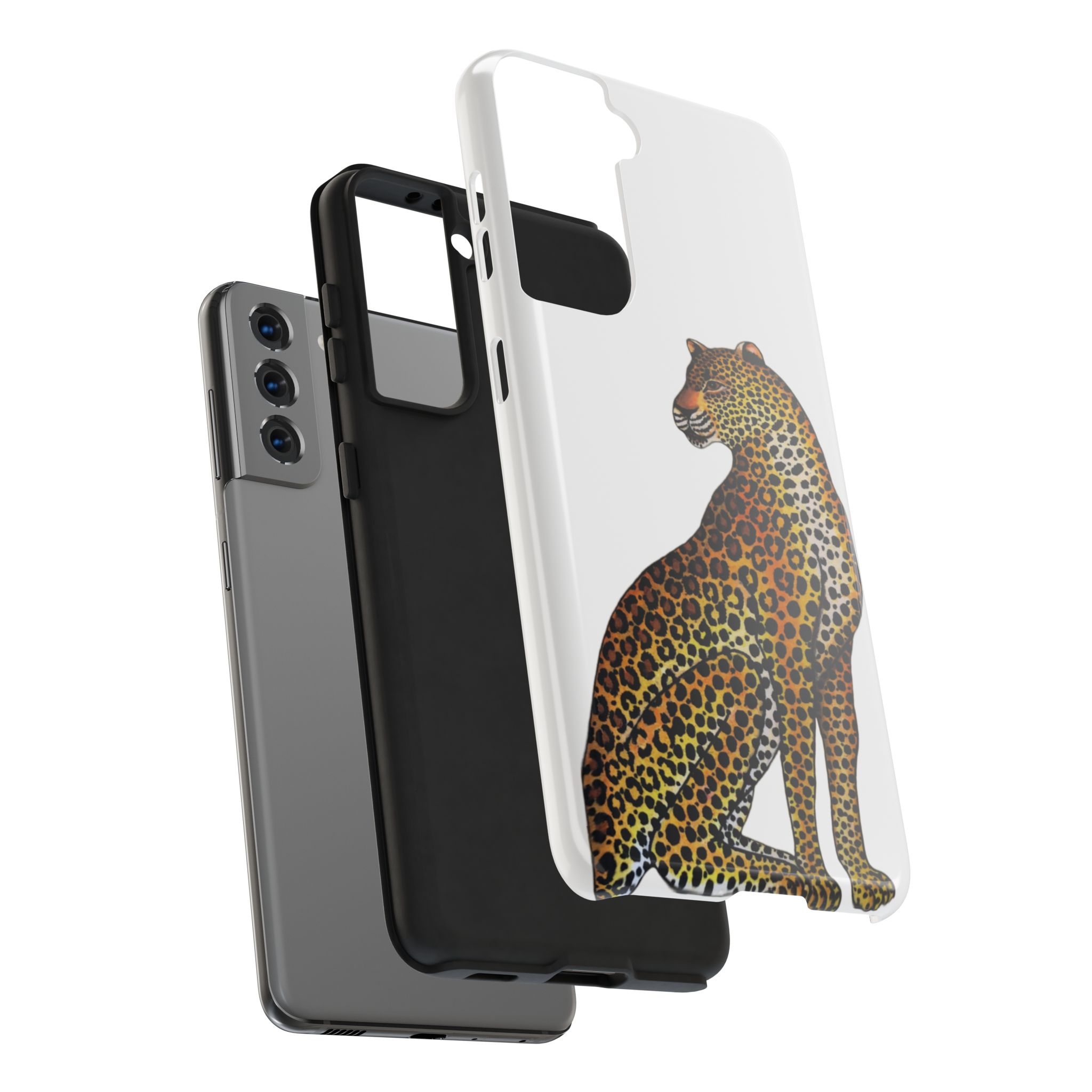 Leopard Phone Case - White - Image 96