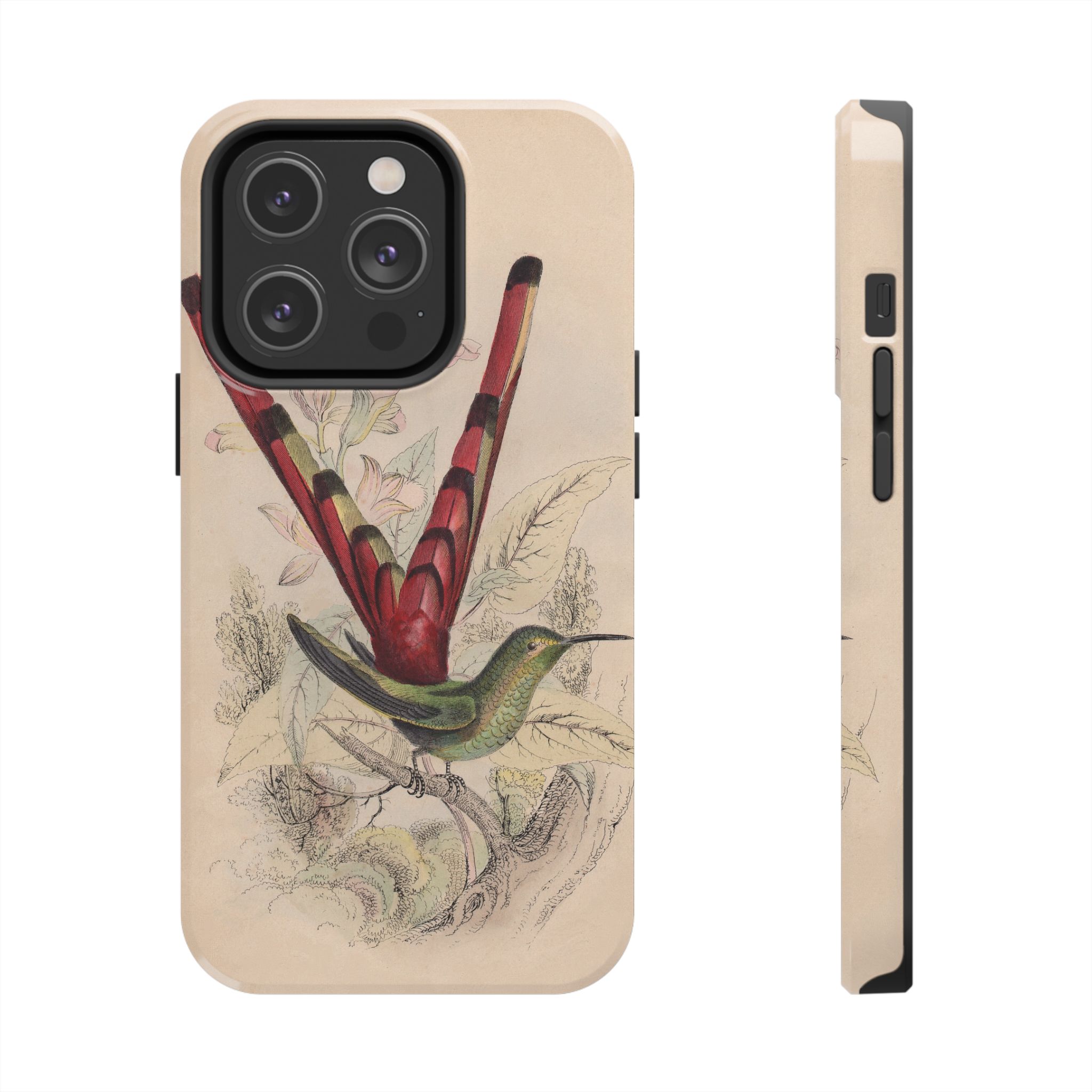 Red Tailed Hummingbird Phone Case - Image 47