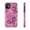 Abstract Spider Web Phone Case - Pink