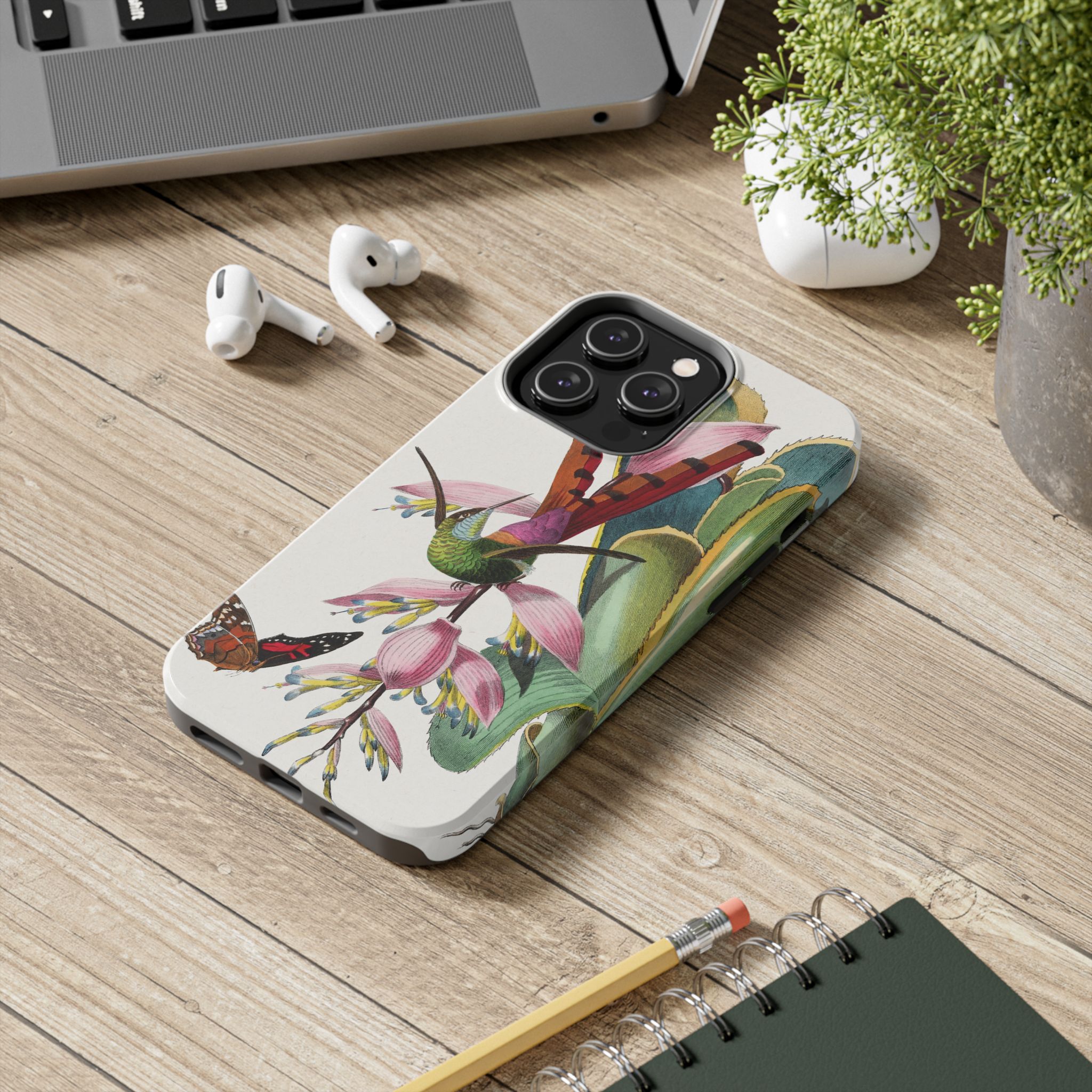 Hummingbird and Butterfly Phone Case - Image 50