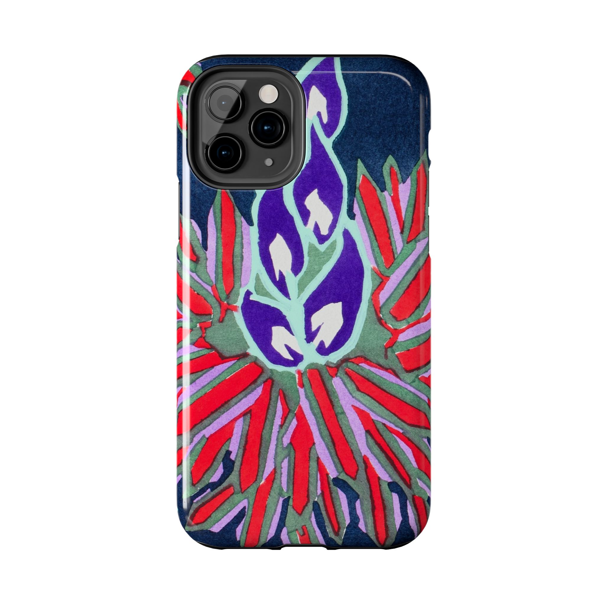 Red & Pink Abstract Phone Case - Image 6