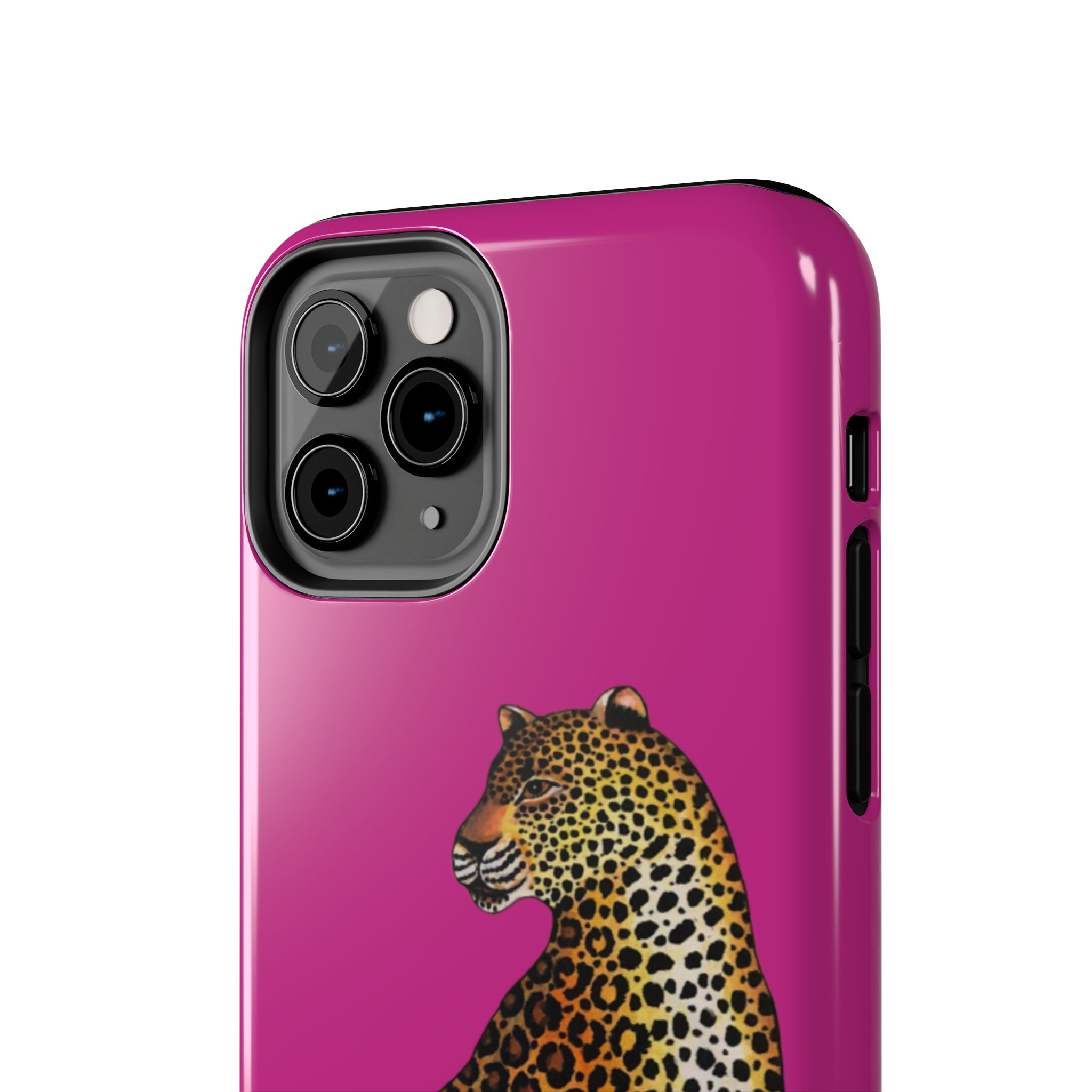 Leopard Phone Case - Fuchsia - Image 8