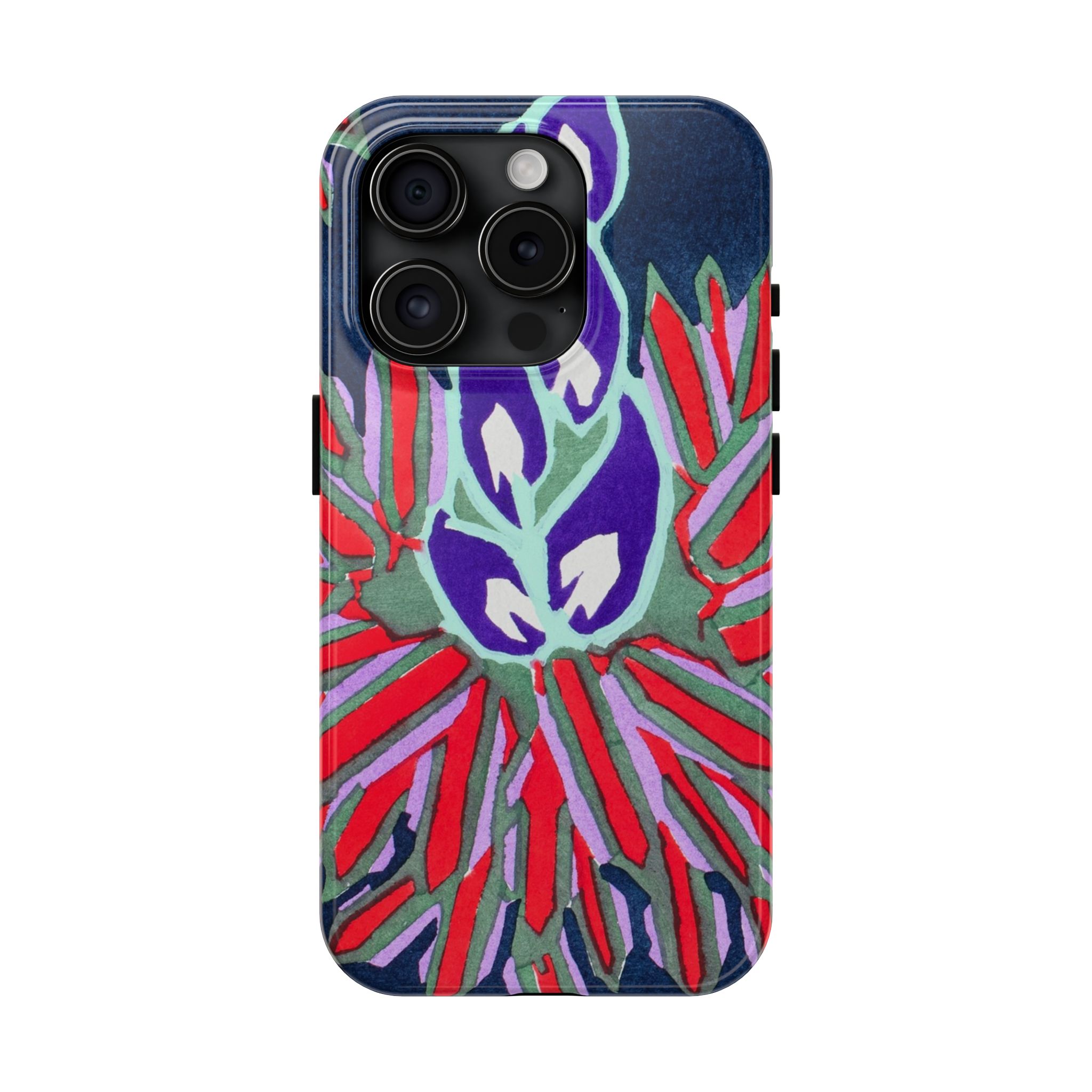Red & Pink Abstract Phone Case - Image 57