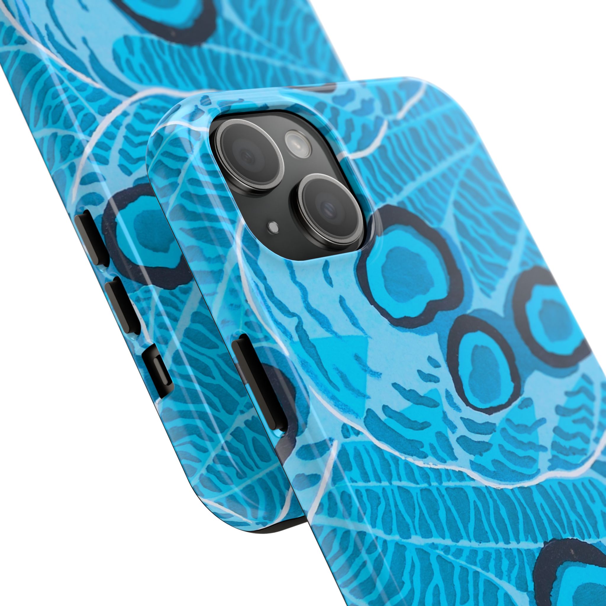 Abstract Spider Web Phone Case - Blue - Image 62