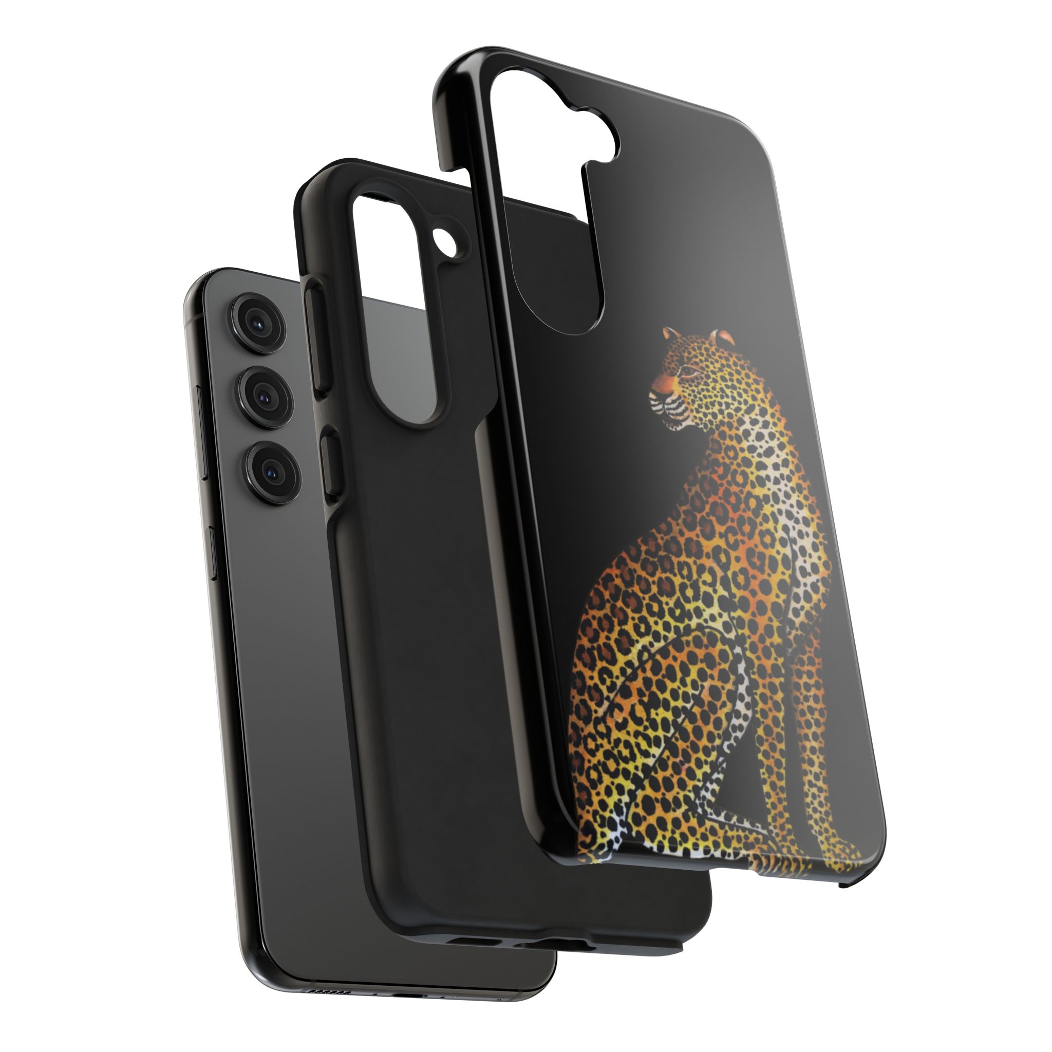 Leopard Phone Case - Black - Image 76