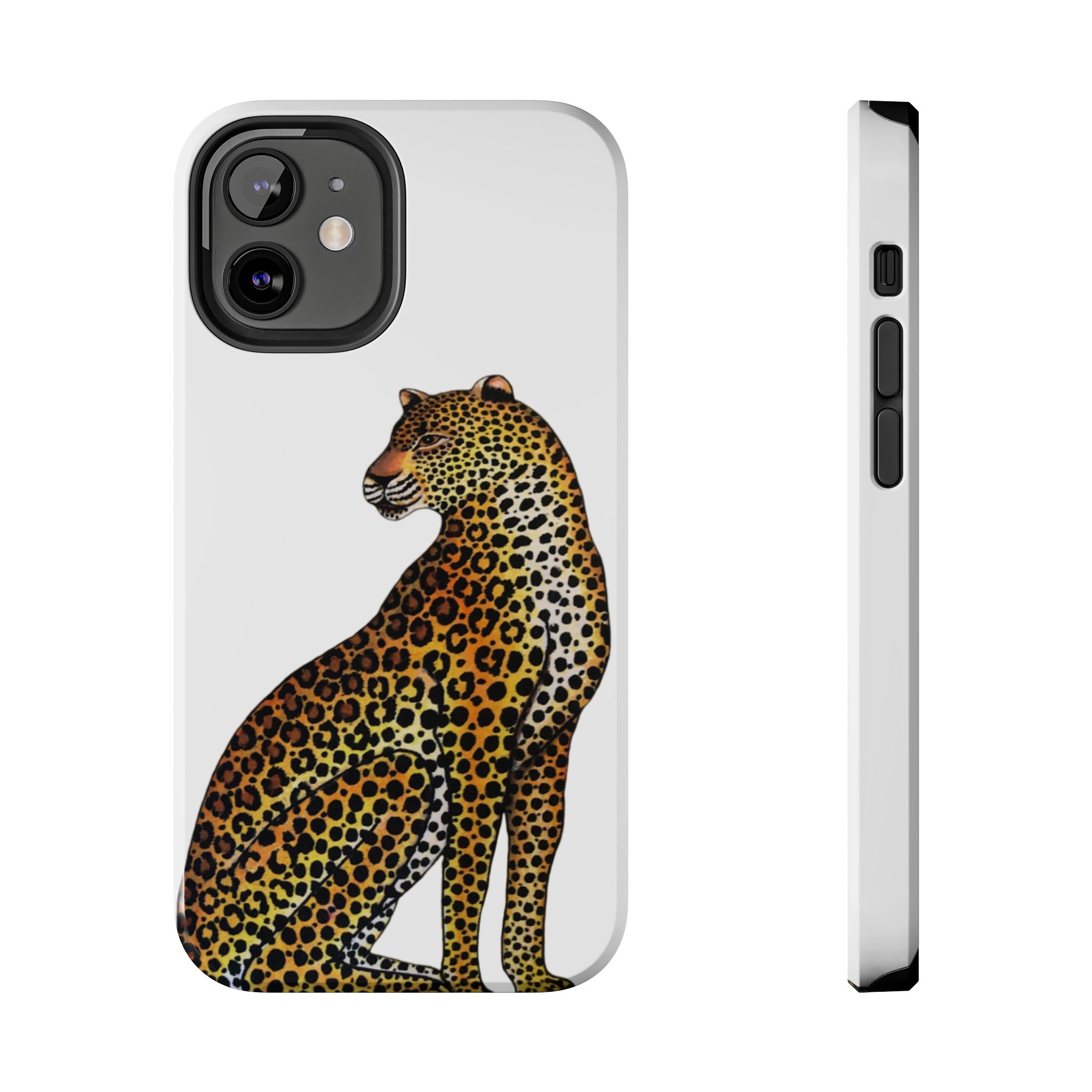 Leopard Phone Case - White - Image 17