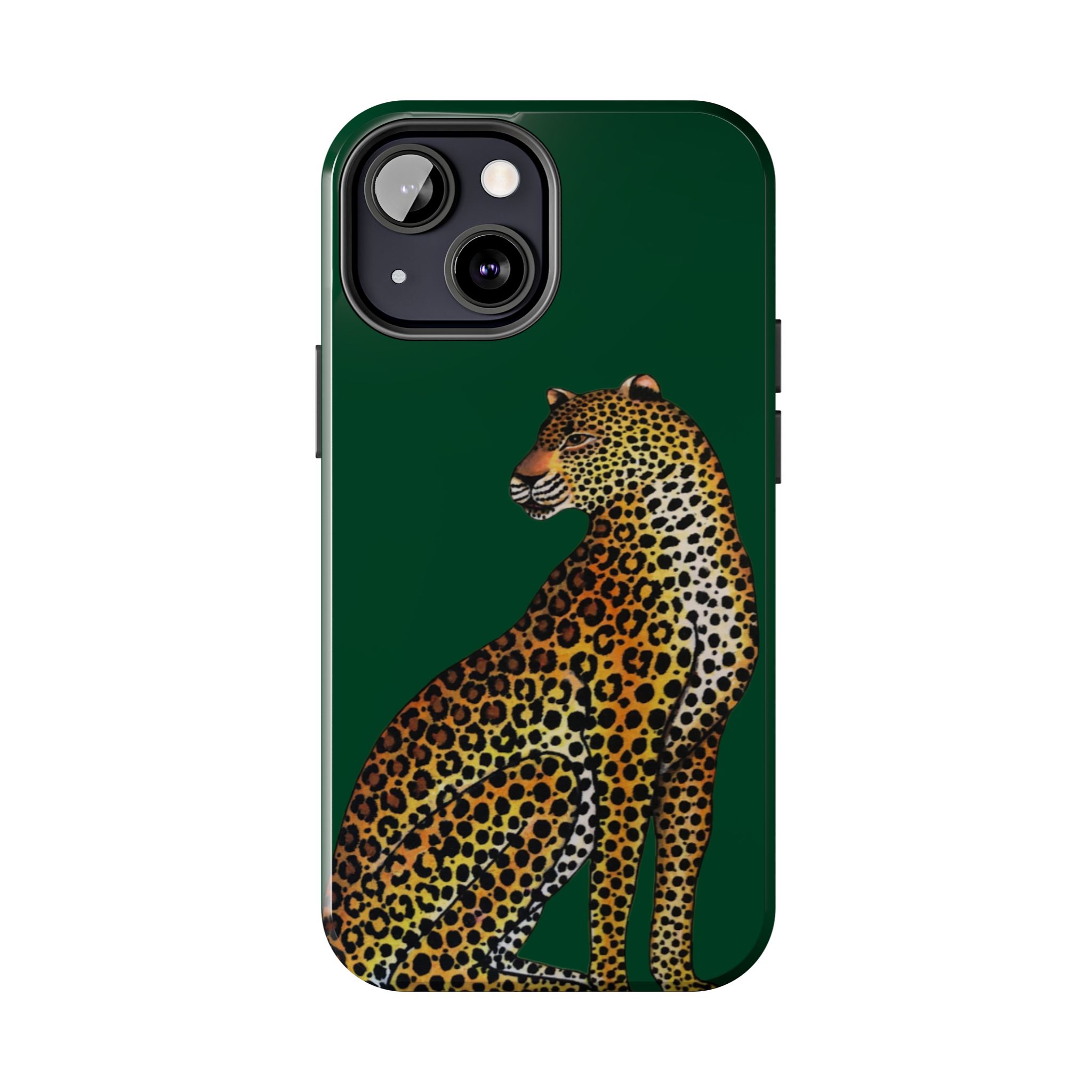 Leopard Phone Case - Racing Green - Image 34