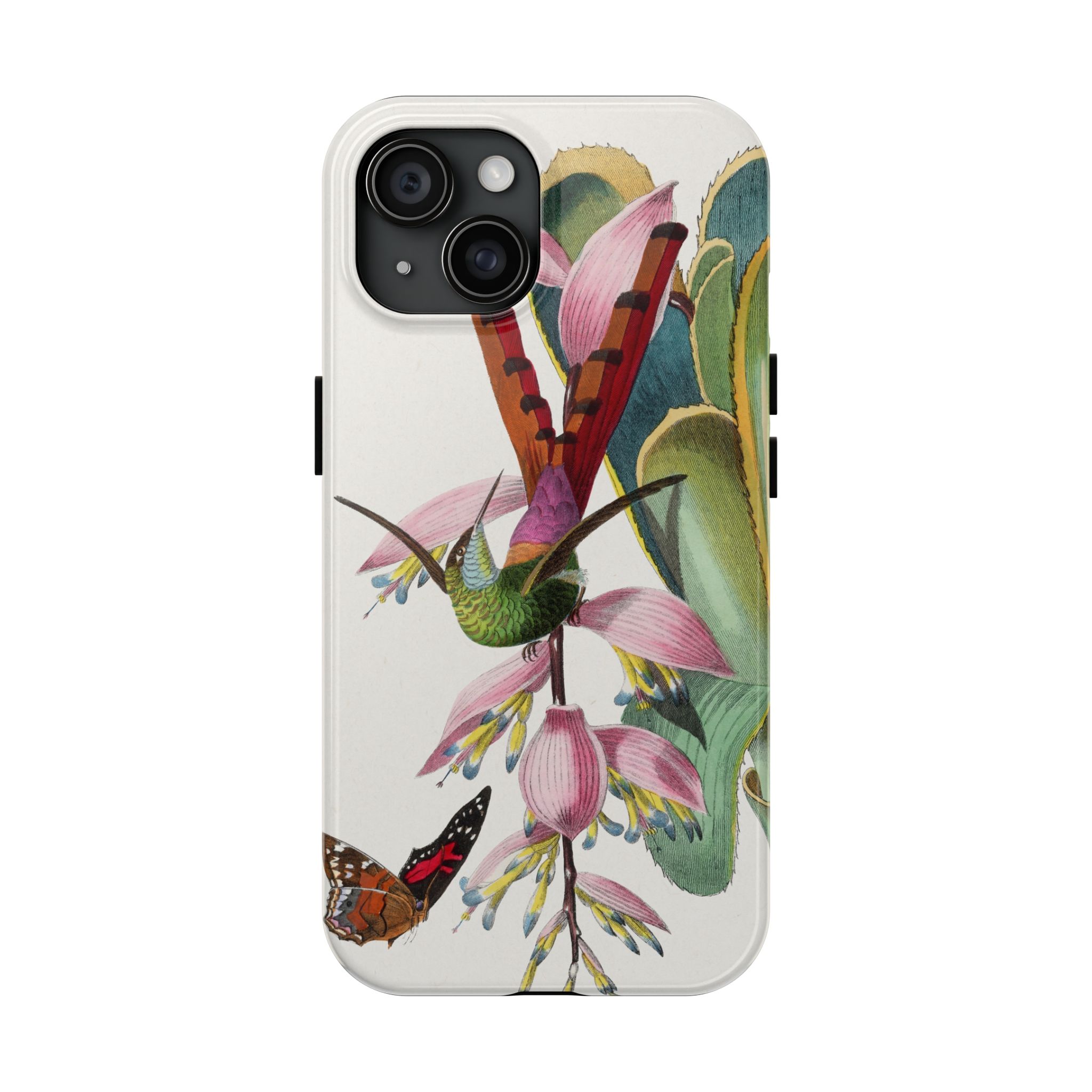 Hummingbird and Butterfly Phone Case - Image 53