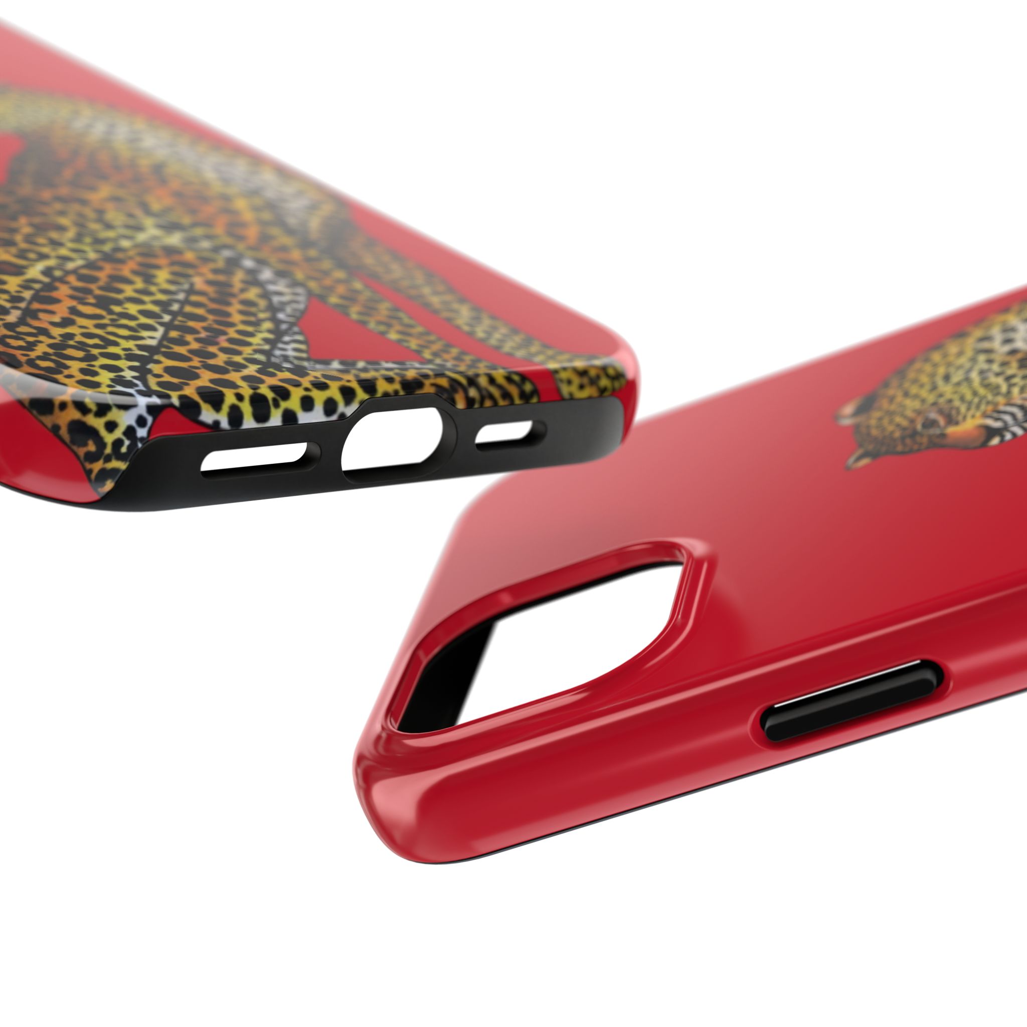 Leopard Phone Case - Red - Image 63