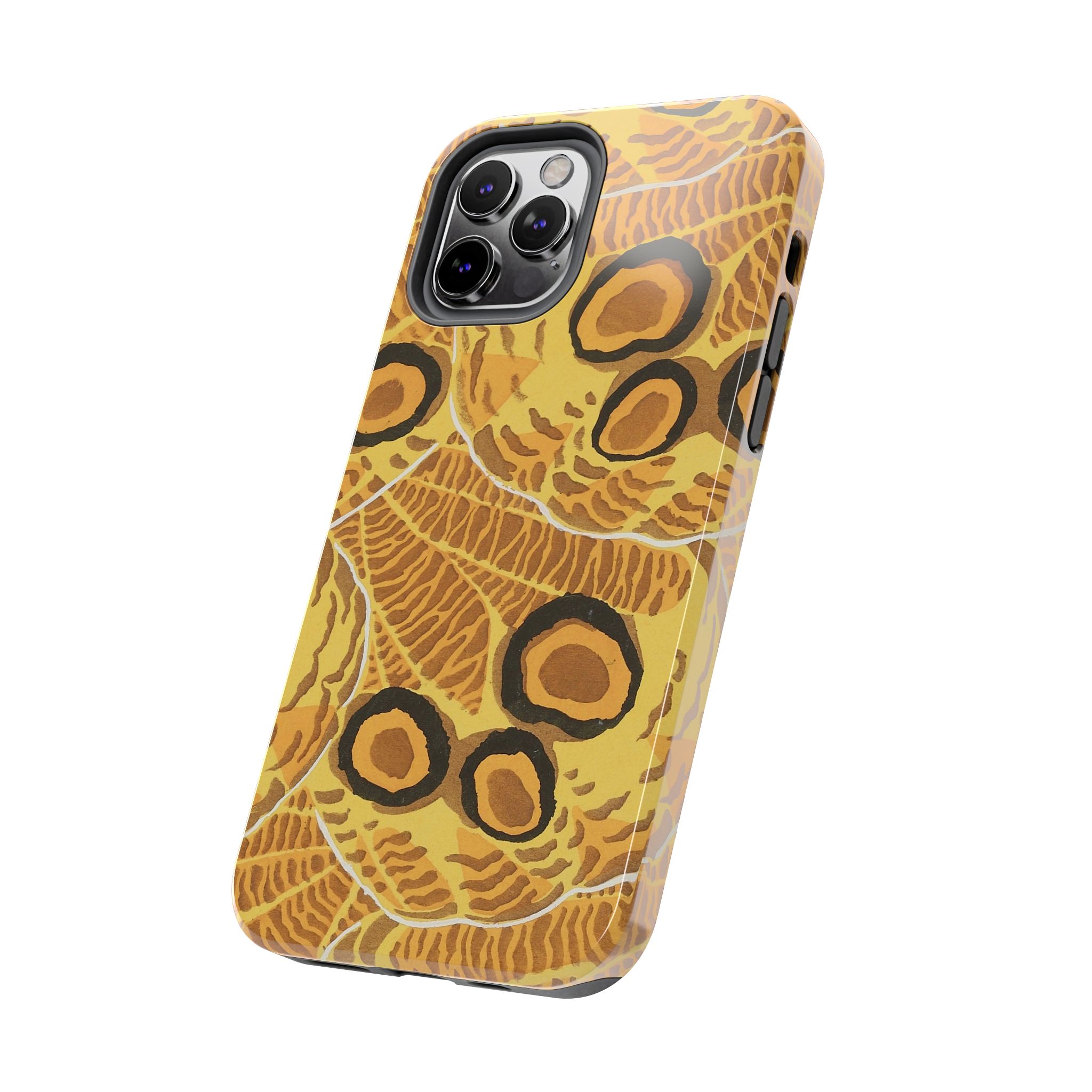Abstract Spider Web Phone Case - Brown - Image 23