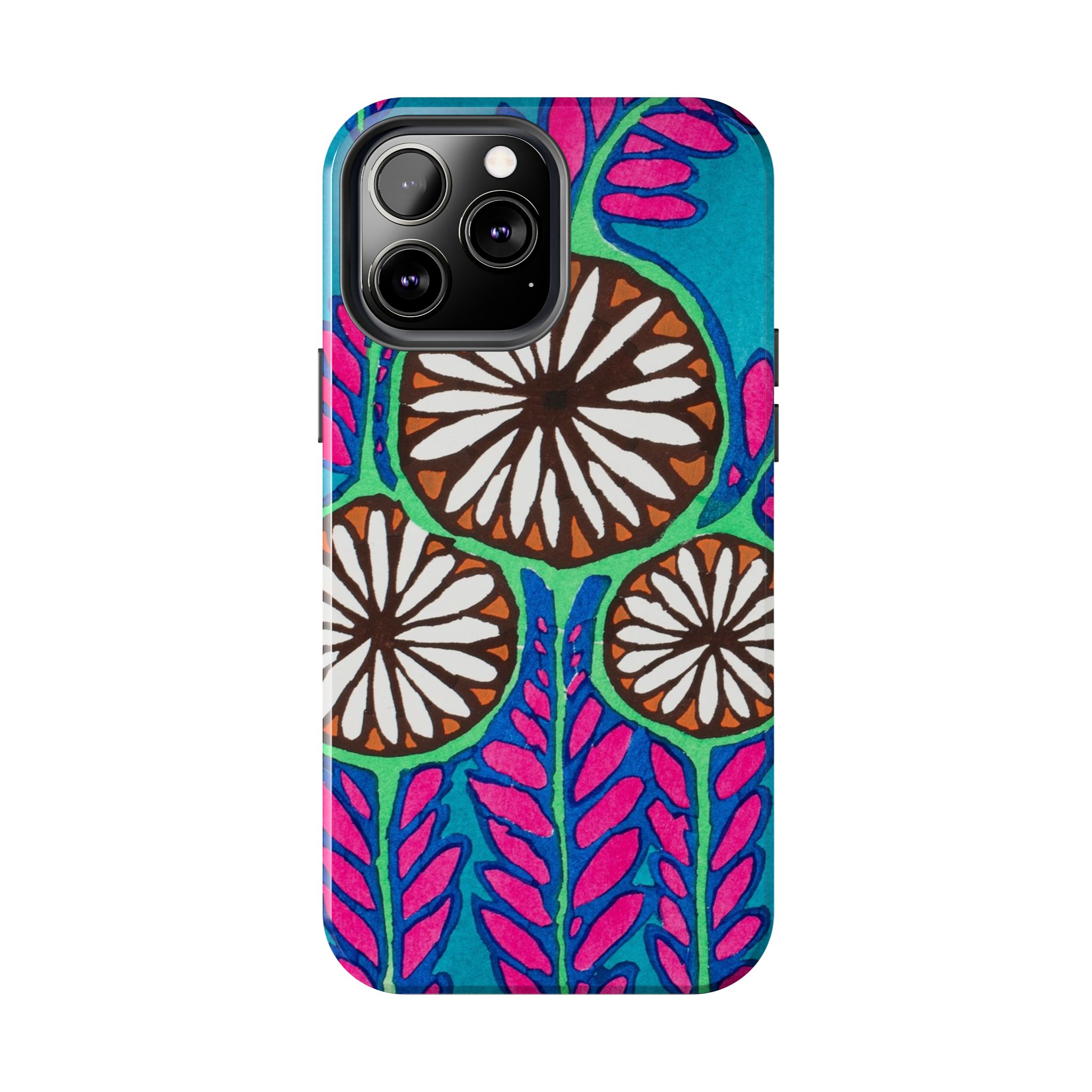 3 Abstract Flowers Phone Case - Image 42