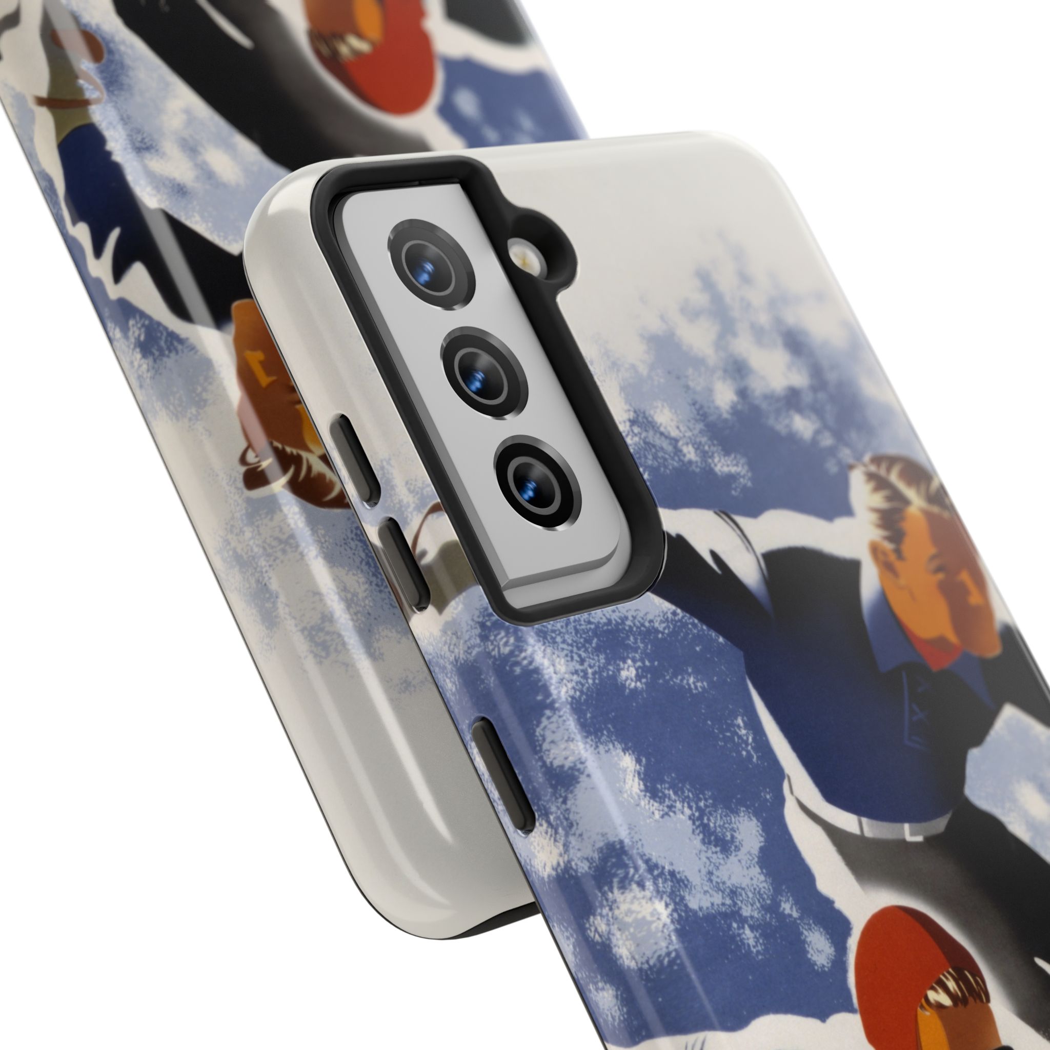 1940s Skiers Phone Case - Image 94