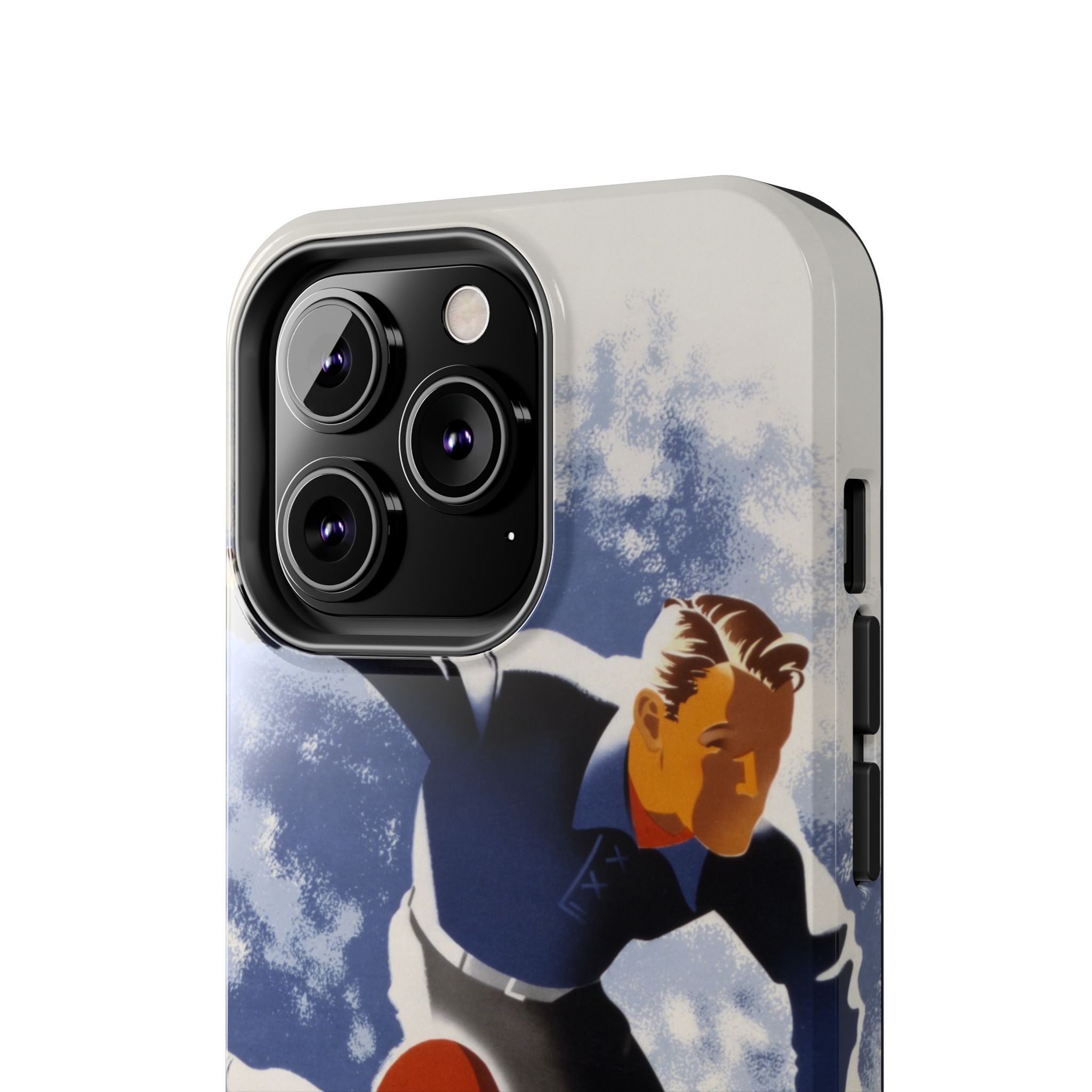 1940s Skiers Phone Case - Image 40