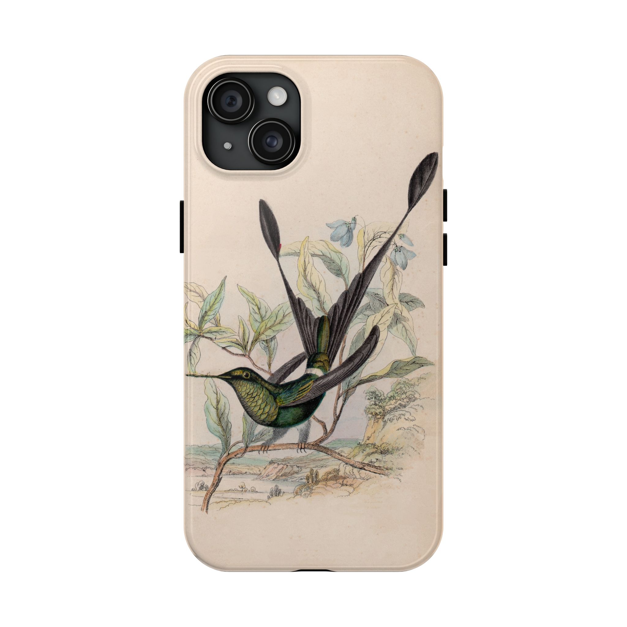 Racket Tailed Hummingbird Phone Case - Image 61