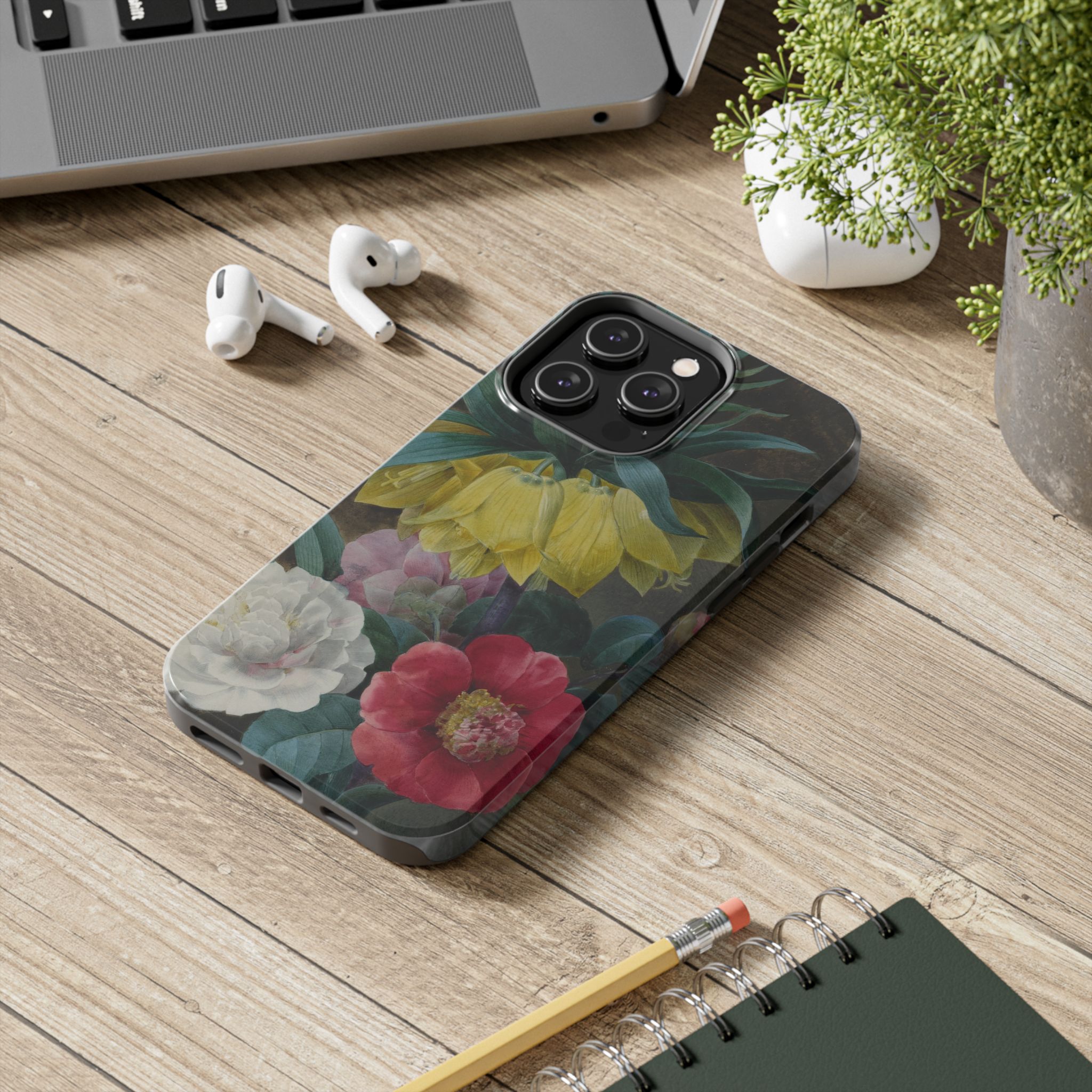 Moody Peonies Phone Case - Image 50