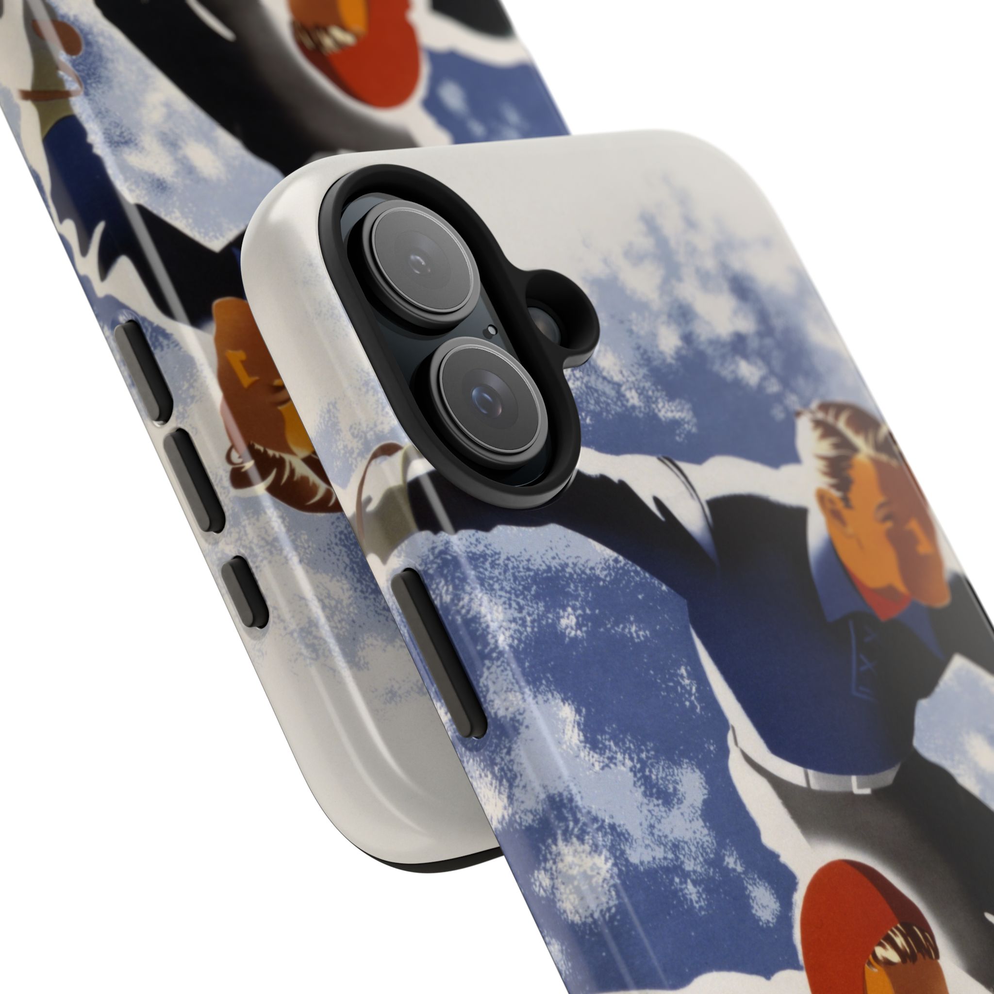 1940s Skiers Phone Case - Image 79