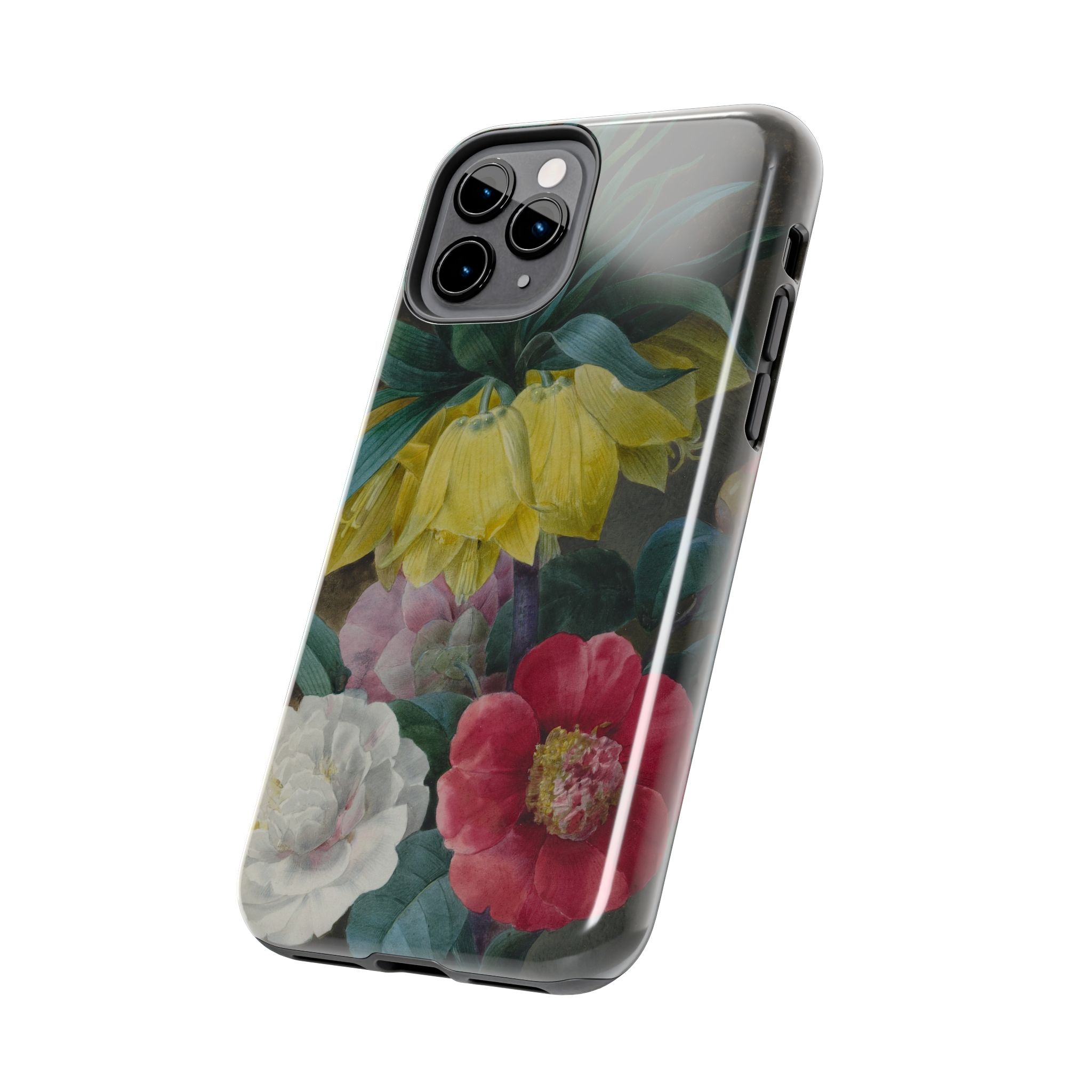 Moody Peonies Phone Case - Image 7