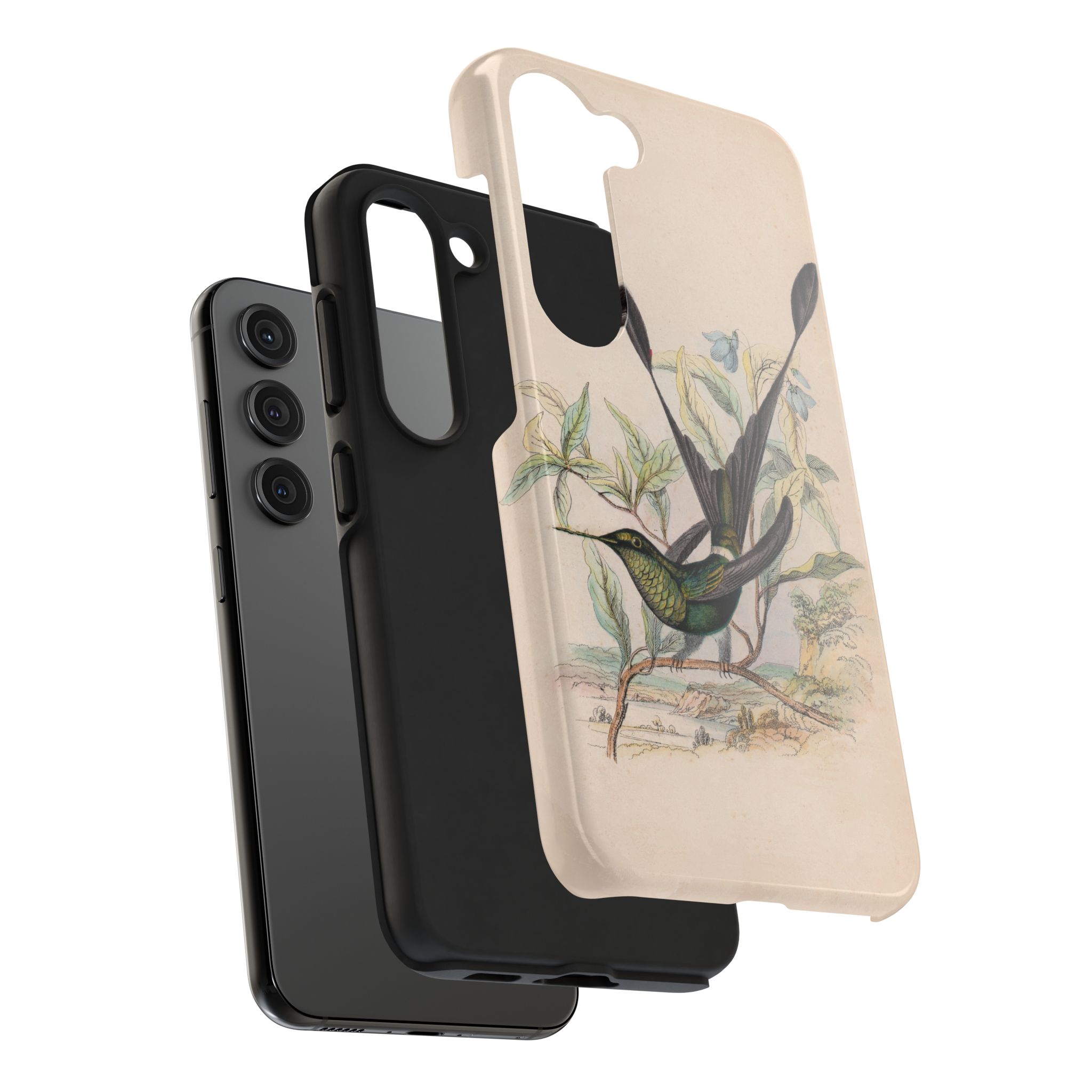 Racket Tailed Hummingbird Phone Case - Image 88