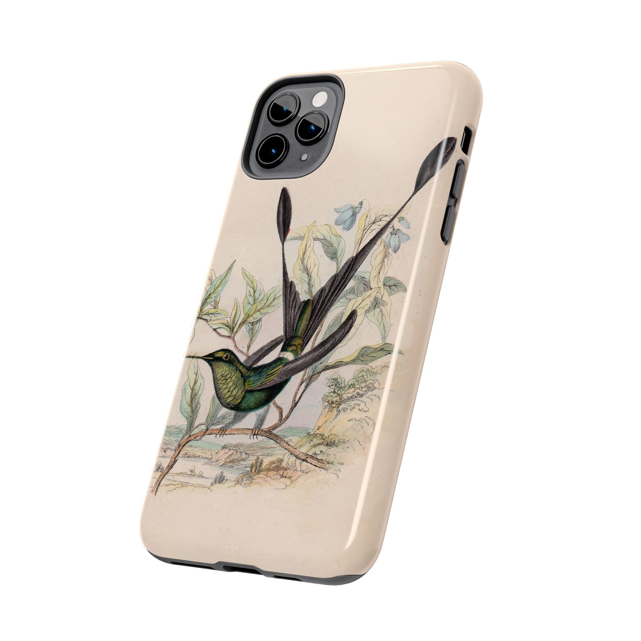 Racket Tailed Hummingbird Phone Case - Image 11