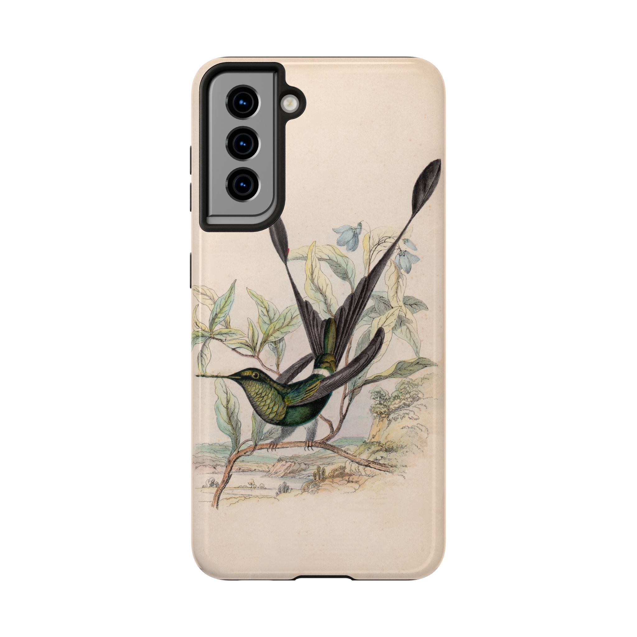 Racket Tailed Hummingbird Phone Case - Image 93