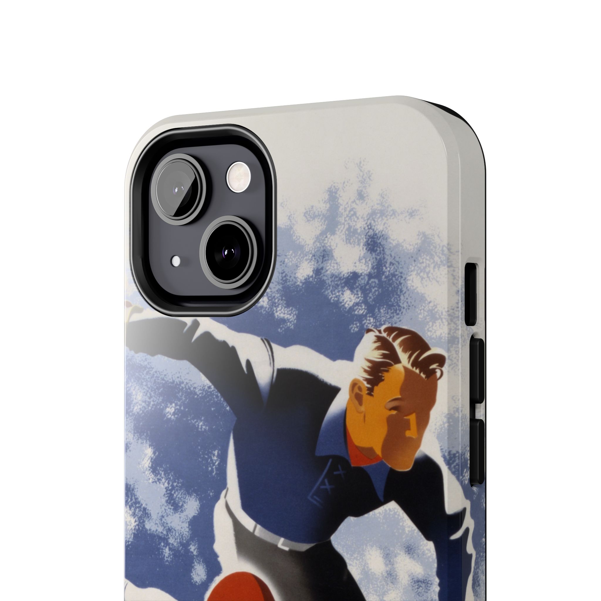1940s Skiers Phone Case - Image 32