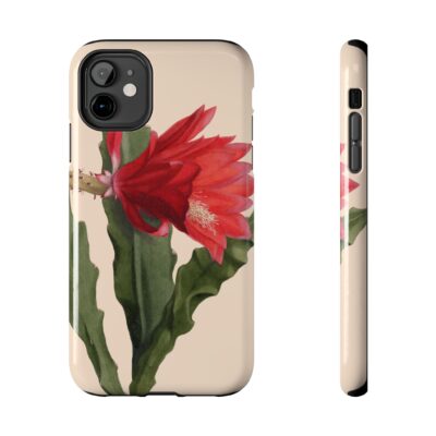 Christmas Cactus Phone Case - Cream