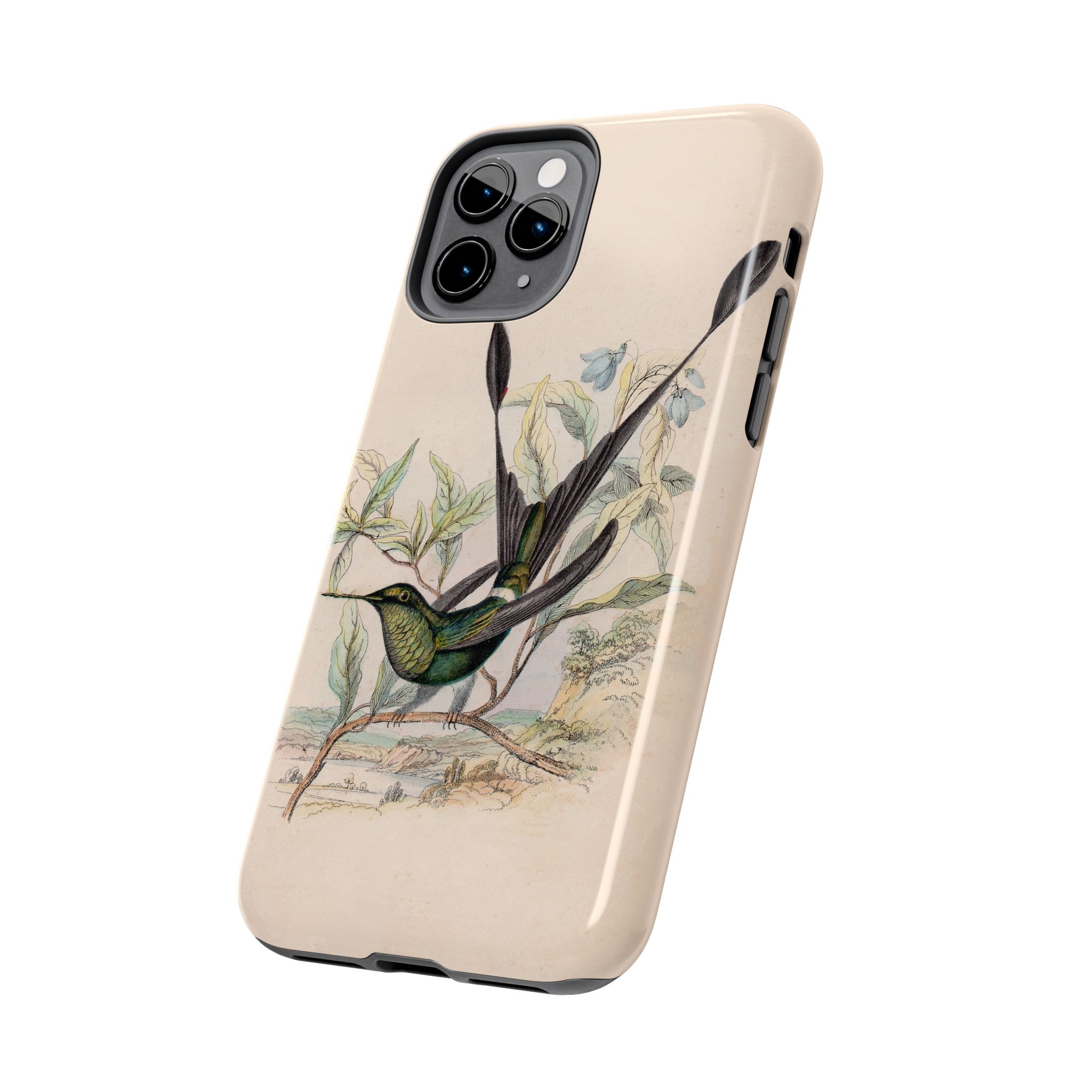 Racket Tailed Hummingbird Phone Case - Image 7