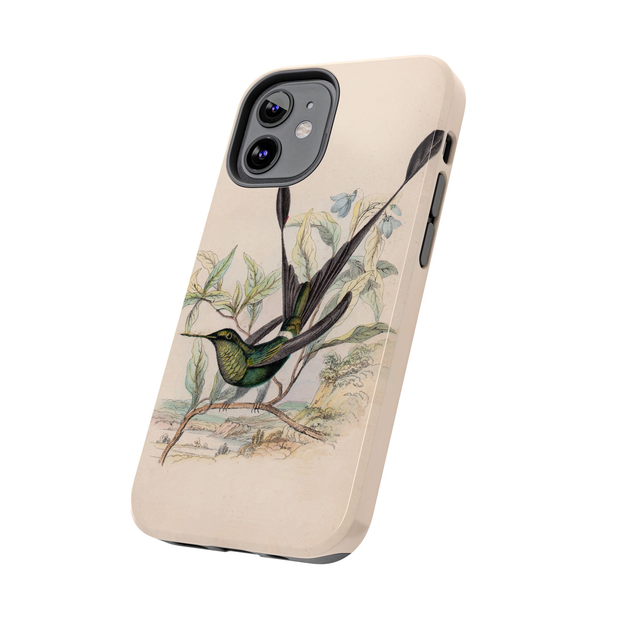 Racket Tailed Hummingbird Phone Case - Image 19