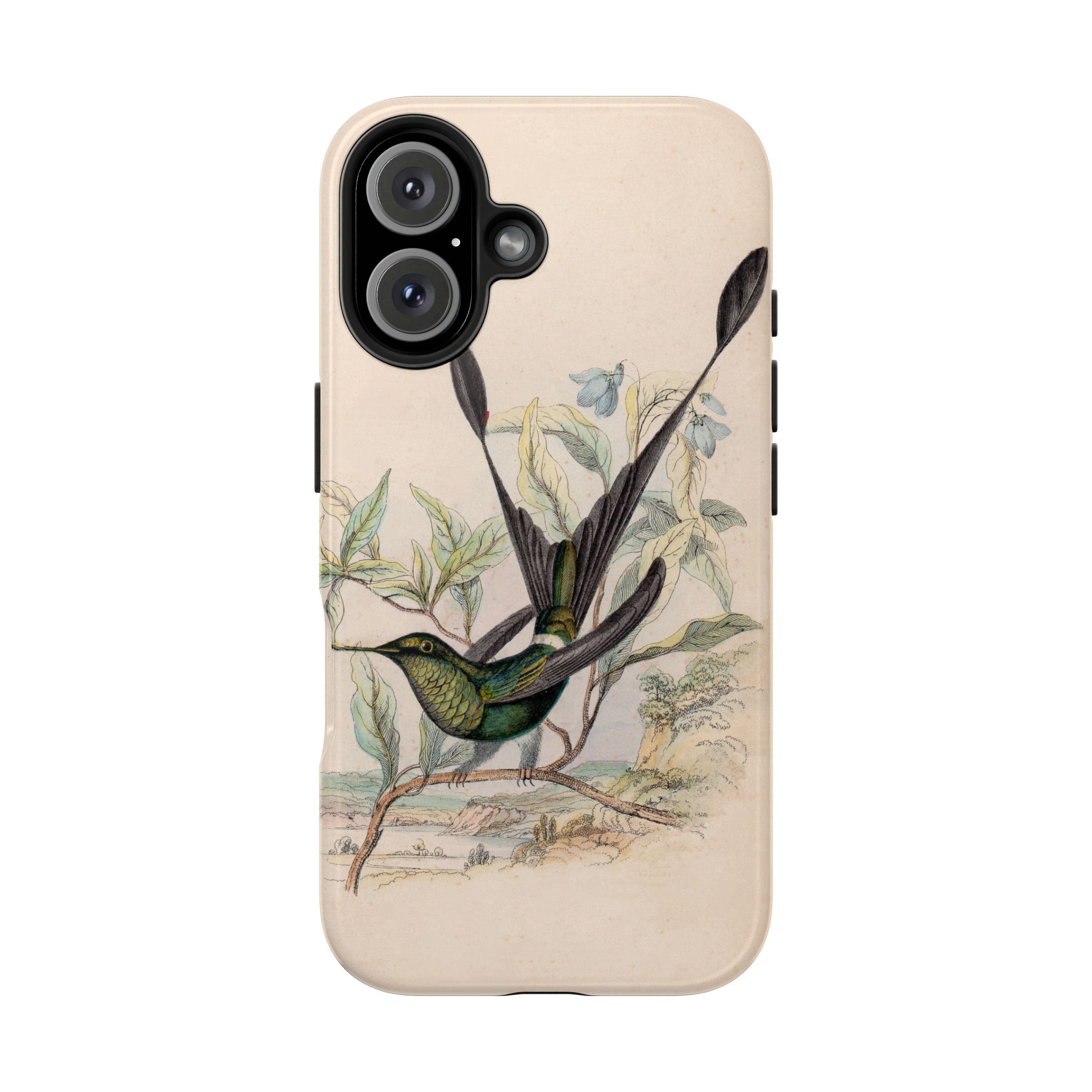 Racket Tailed Hummingbird Phone Case - Image 75