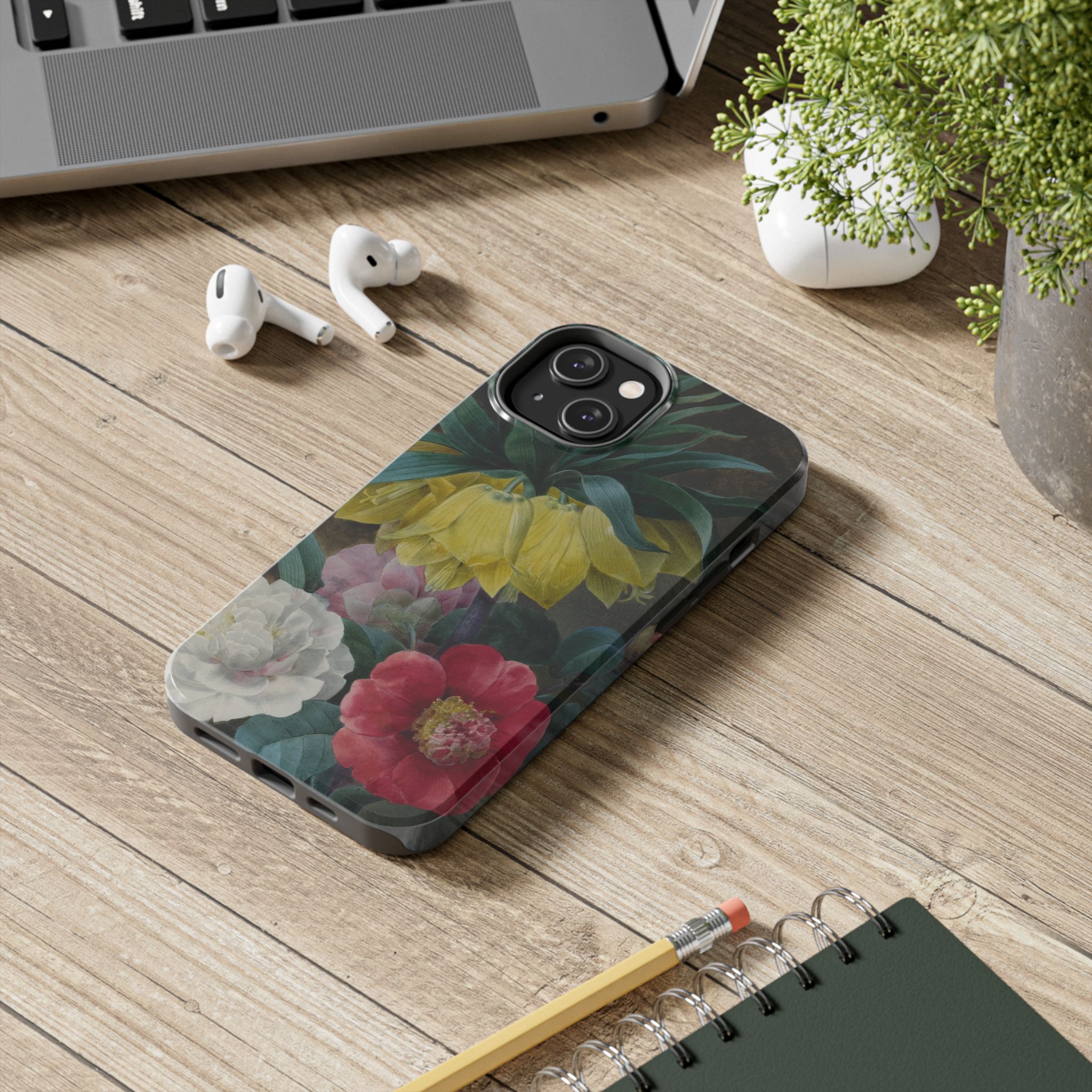 Moody Peonies Phone Case - Image 46