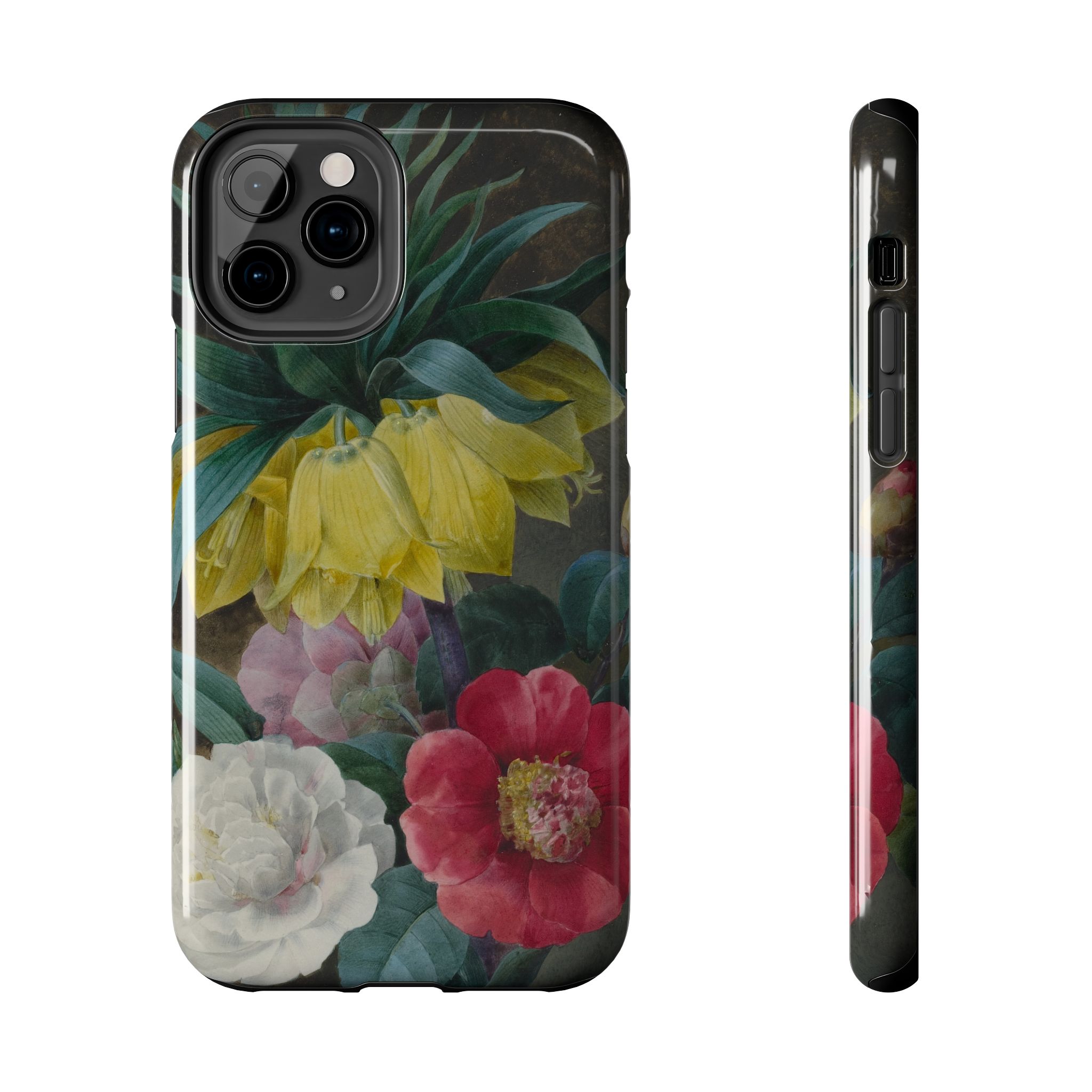 Moody Peonies Phone Case - Image 5