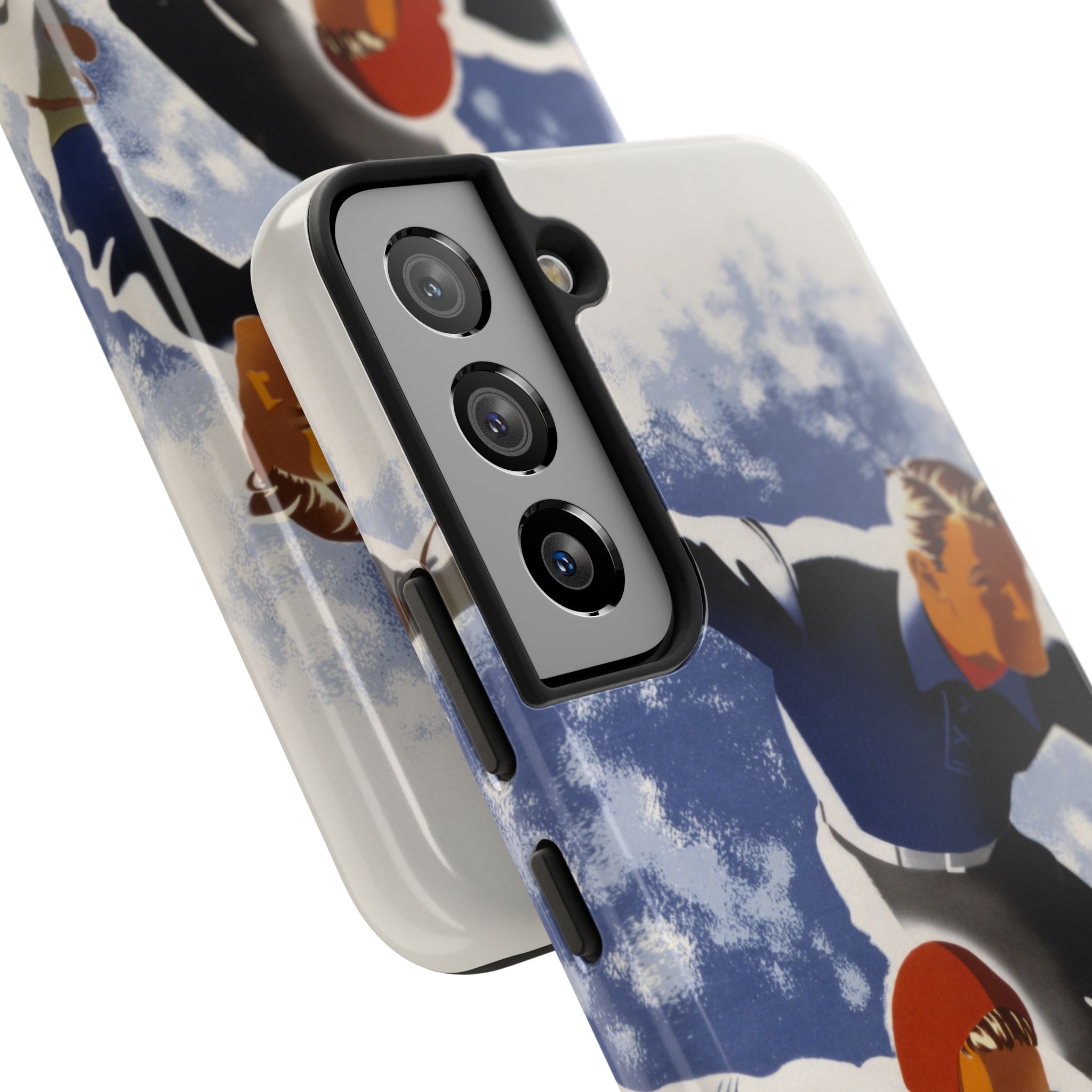 1940s Skiers Phone Case - Image 90