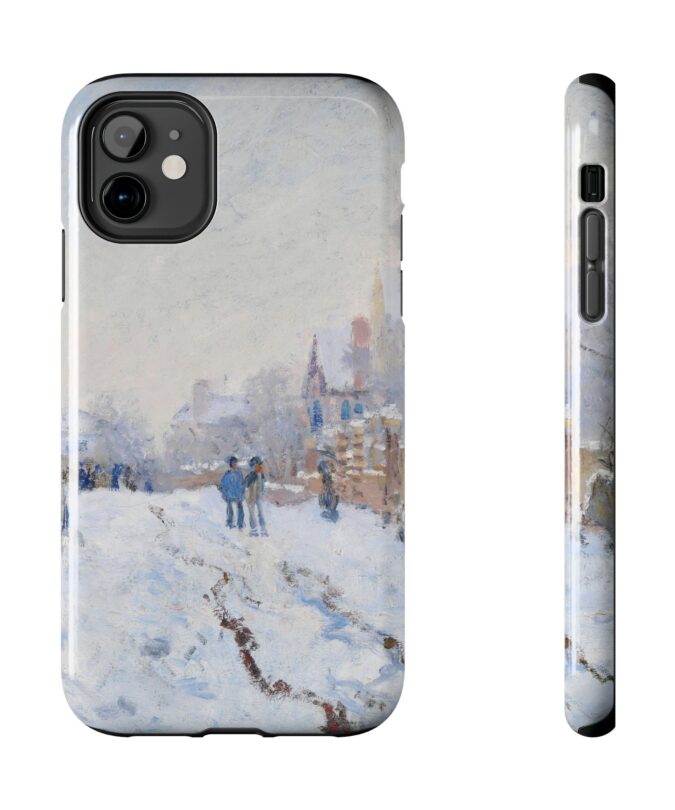City Snow Scene Phone Case