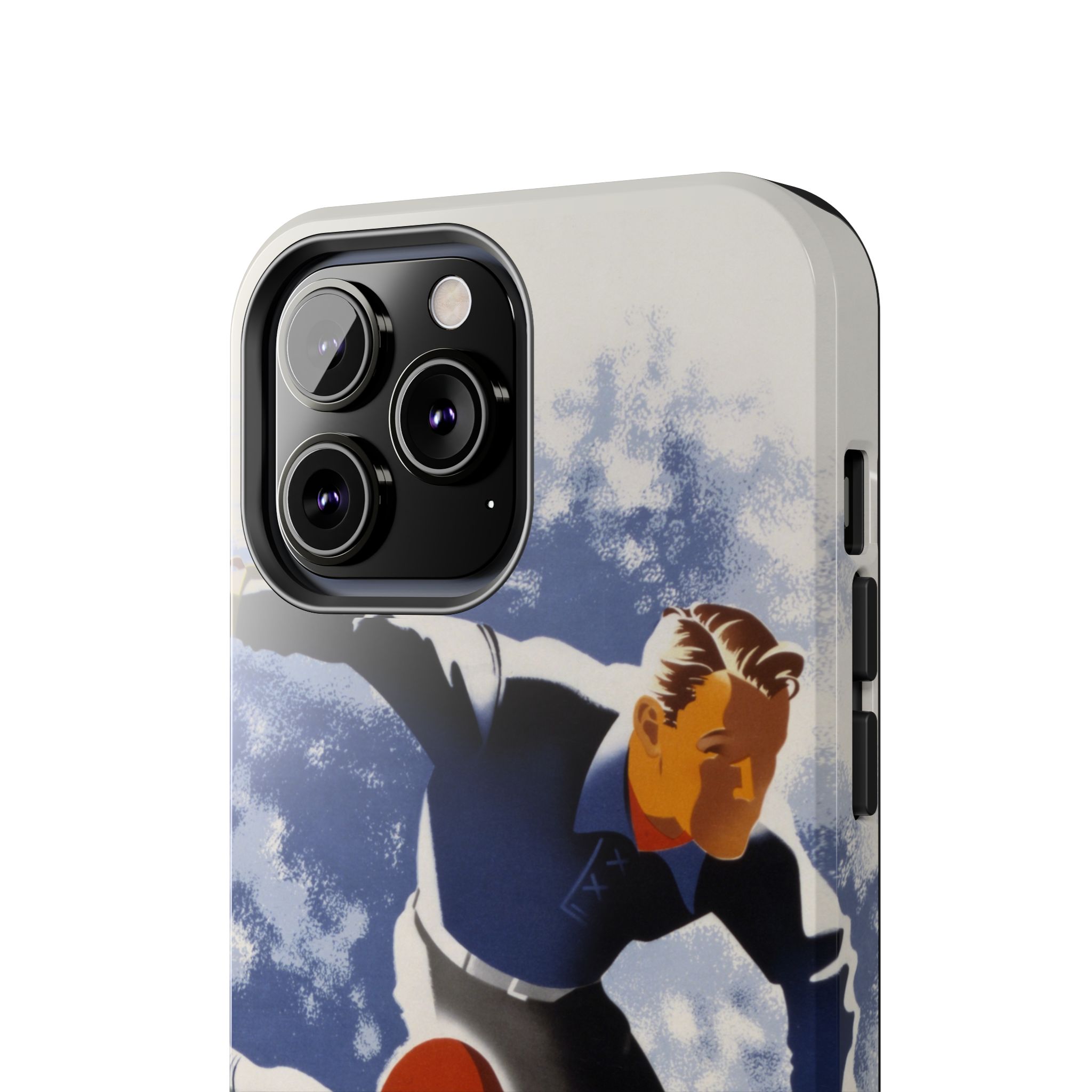 1940s Skiers Phone Case - Image 44