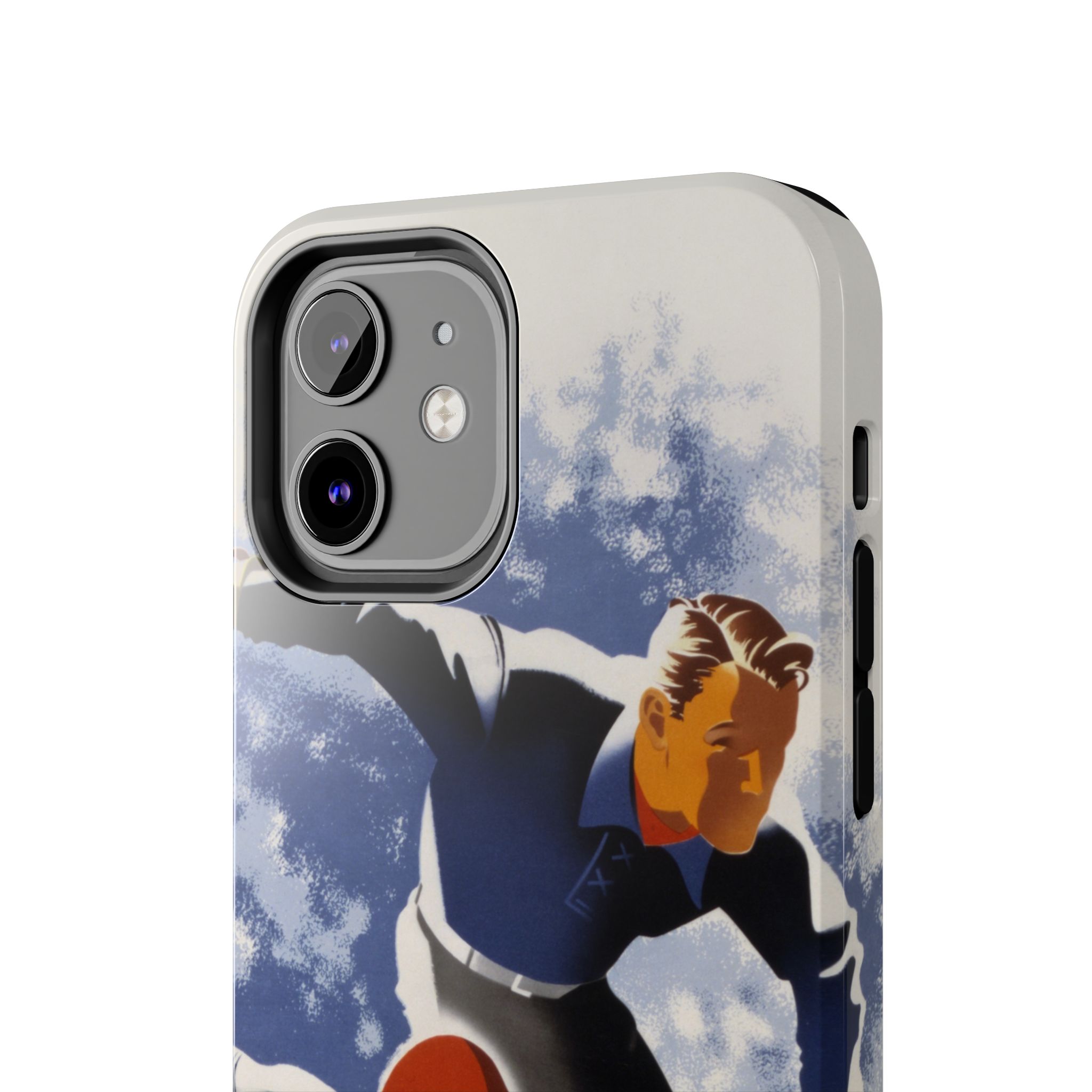 1940s Skiers Phone Case - Image 16