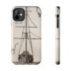 18th C.  Sailboat iPhone Case