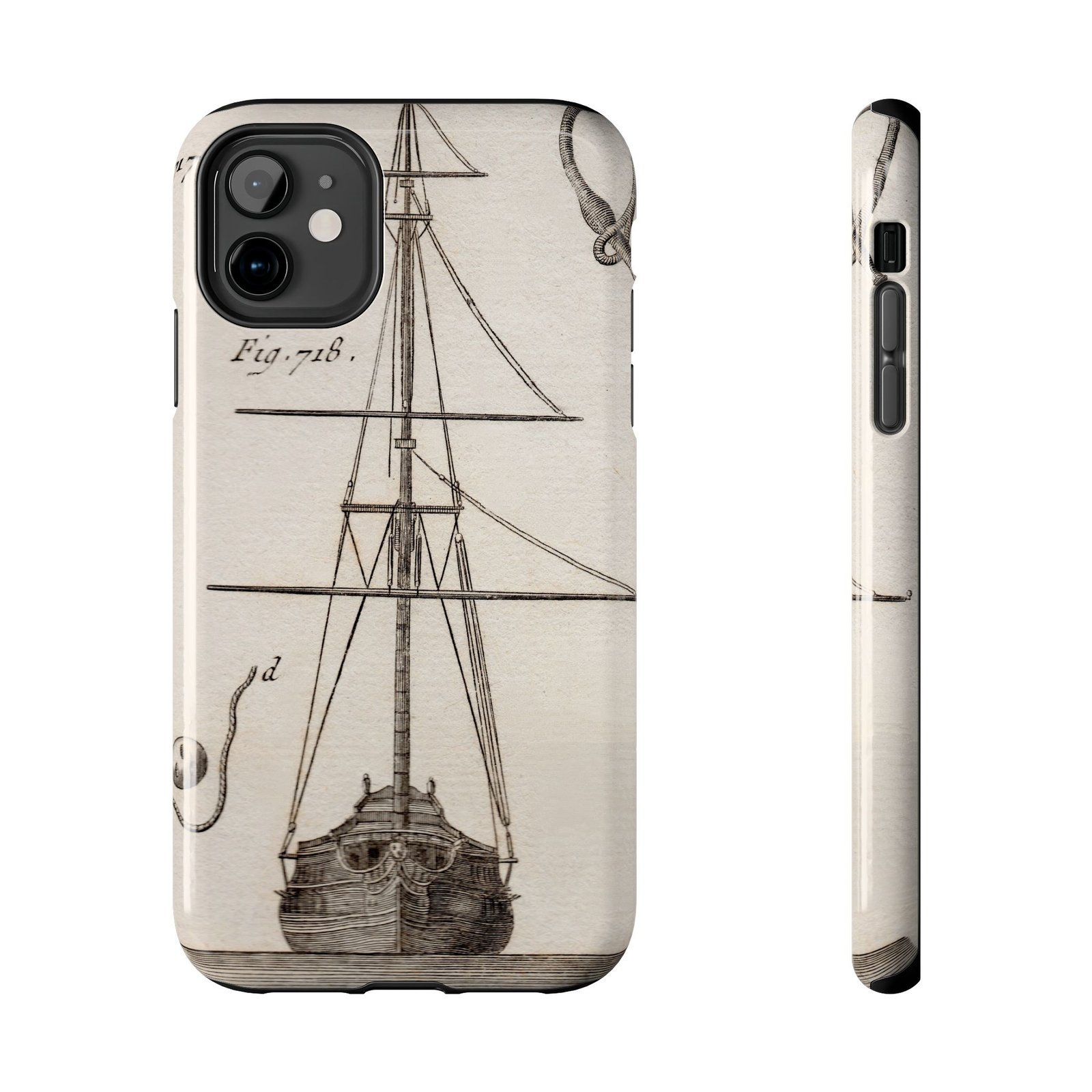 18th C. Sailboat iPhone Case