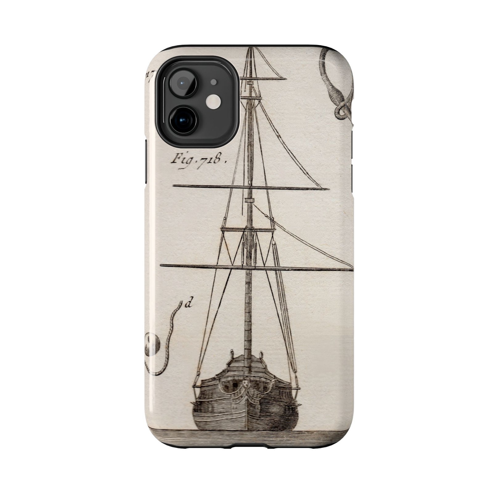 18th C. Sailboat iPhone Case - Image 2