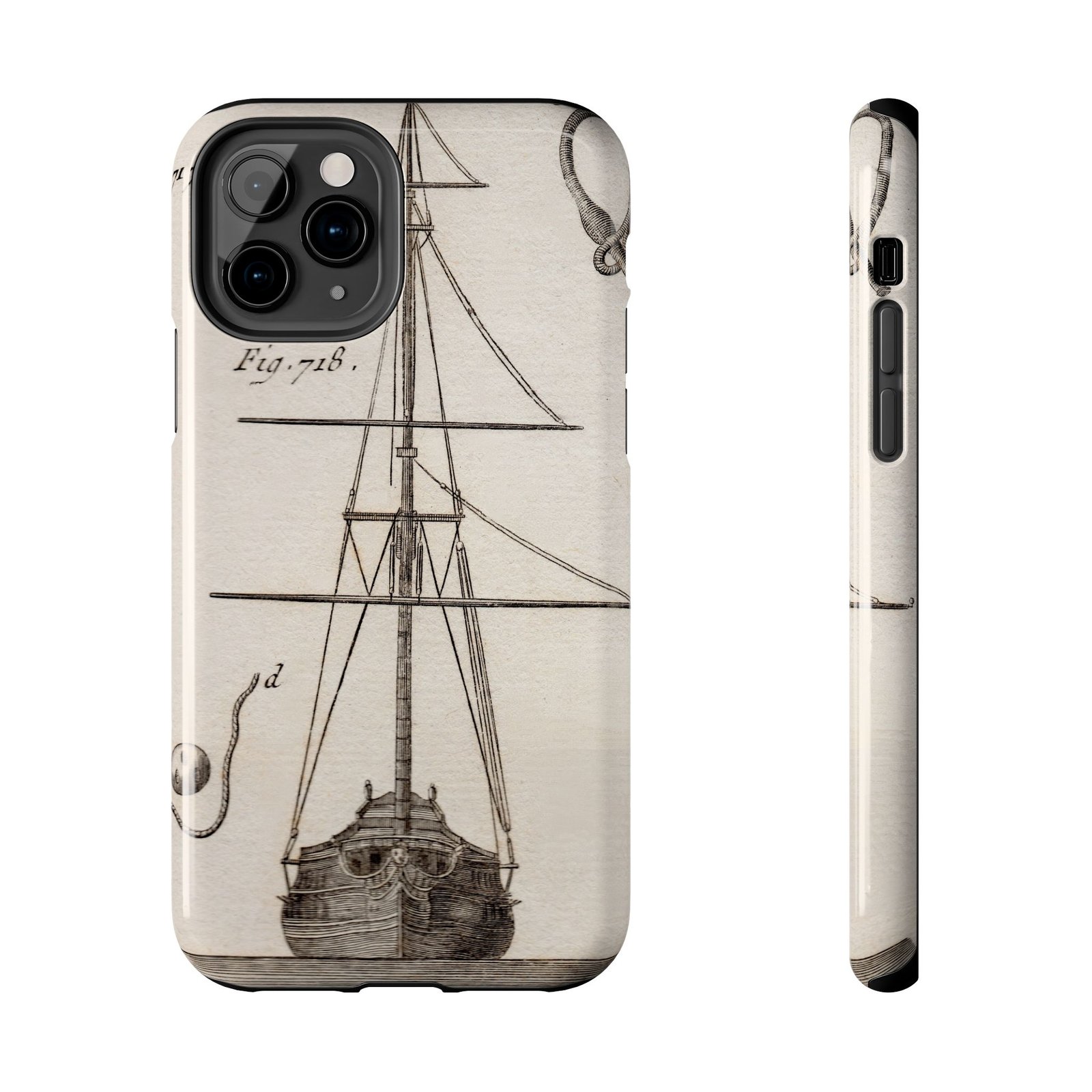 18th C. Sailboat iPhone Case - Image 4